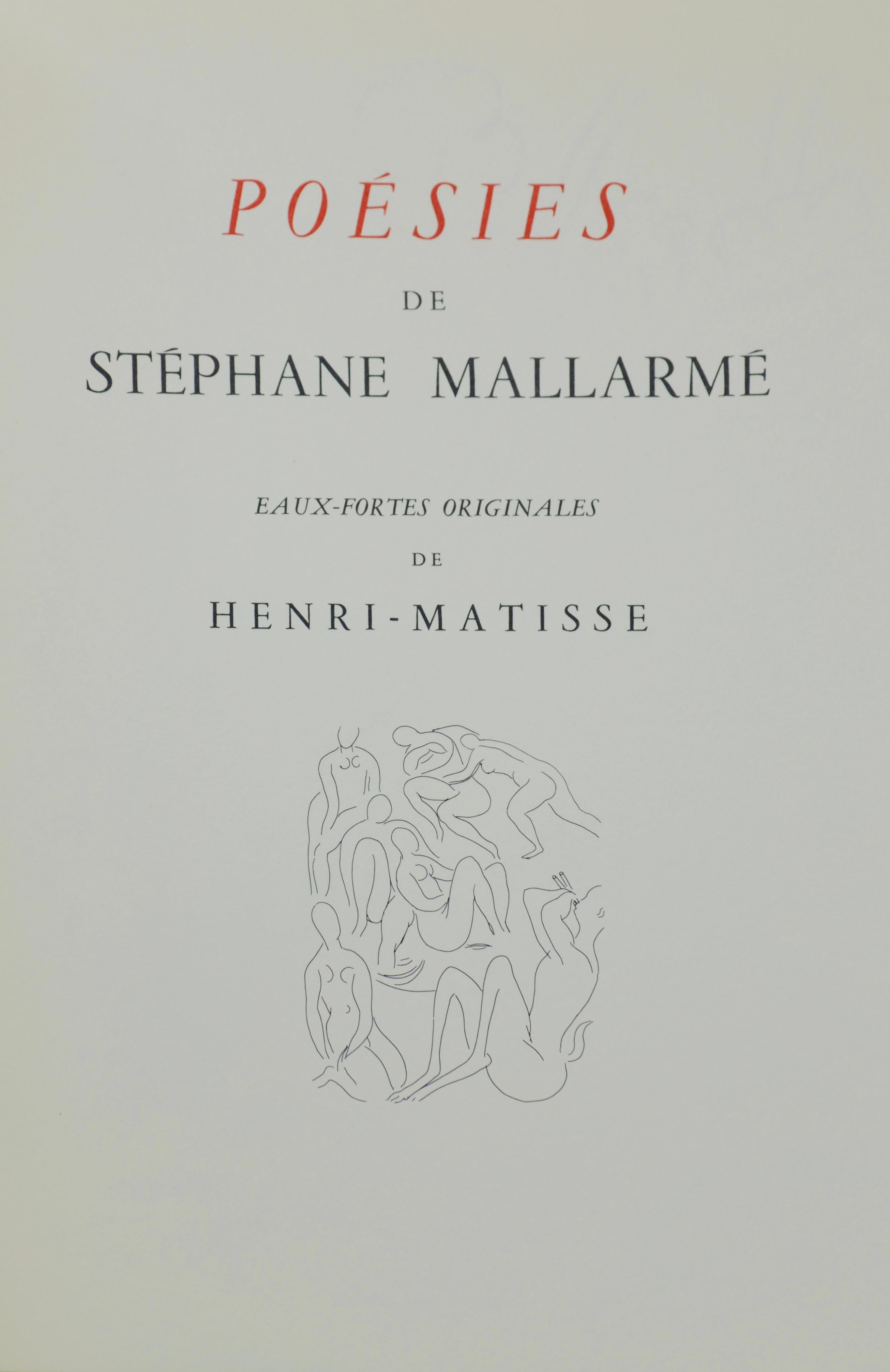 Matisse, Portrait of E. Poe, Poésies (after) For Sale 1