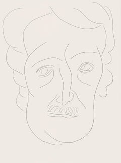 Vintage Matisse, Portrait of E. Poe, Poésies (after)