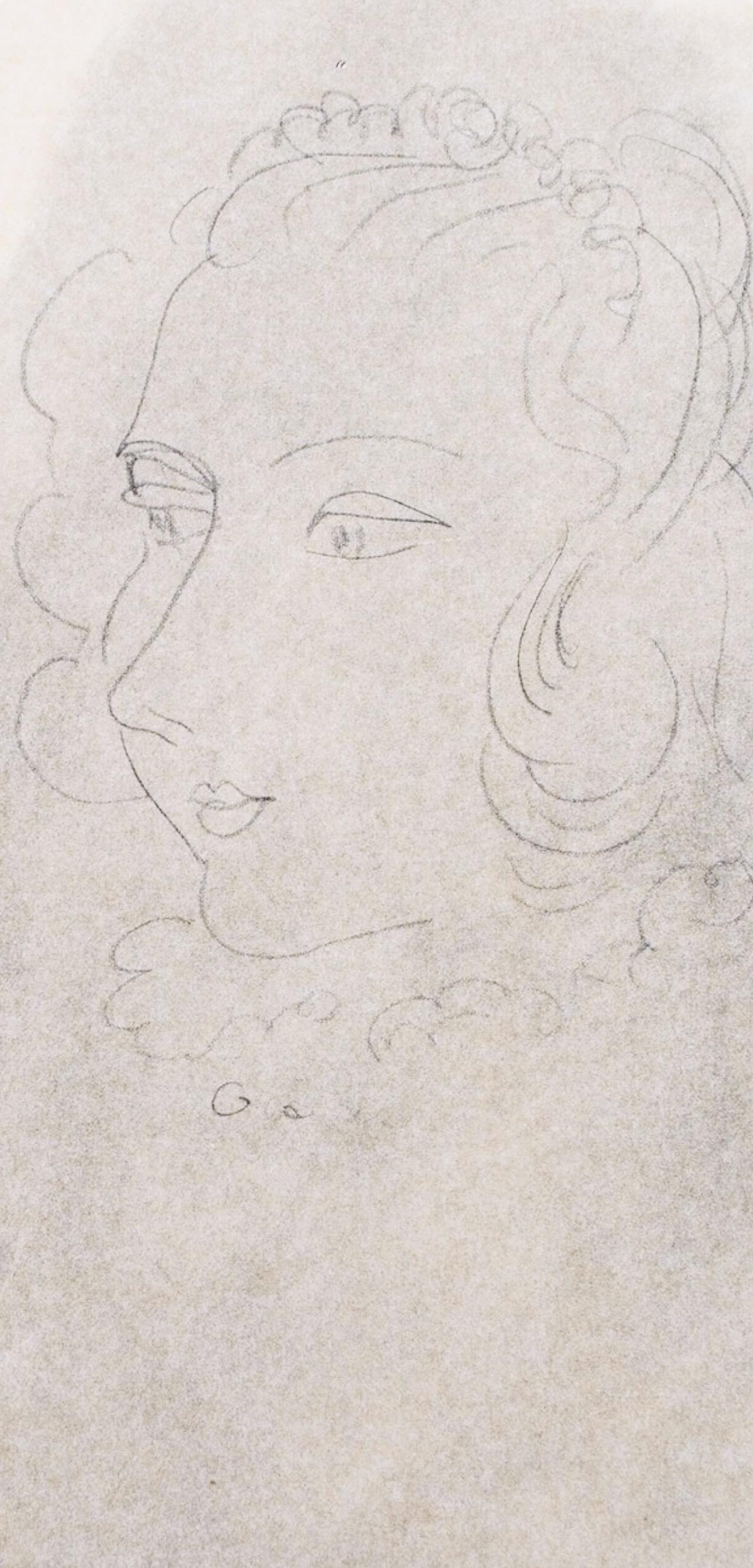 Matisse, Princesse Hamide S., Portraits par Henri Matisse (after) For Sale 1