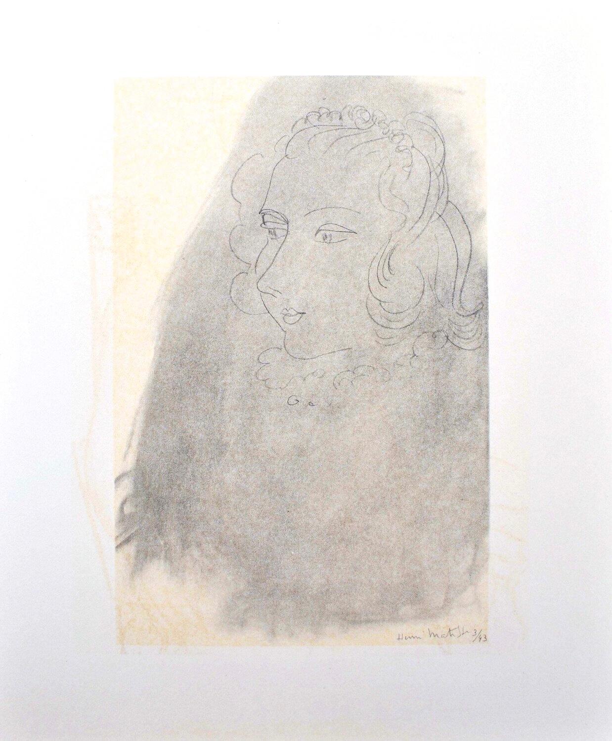 Matisse, Princesse Hamide S., Portraits d'Henri Matisse (d'après) en vente 4