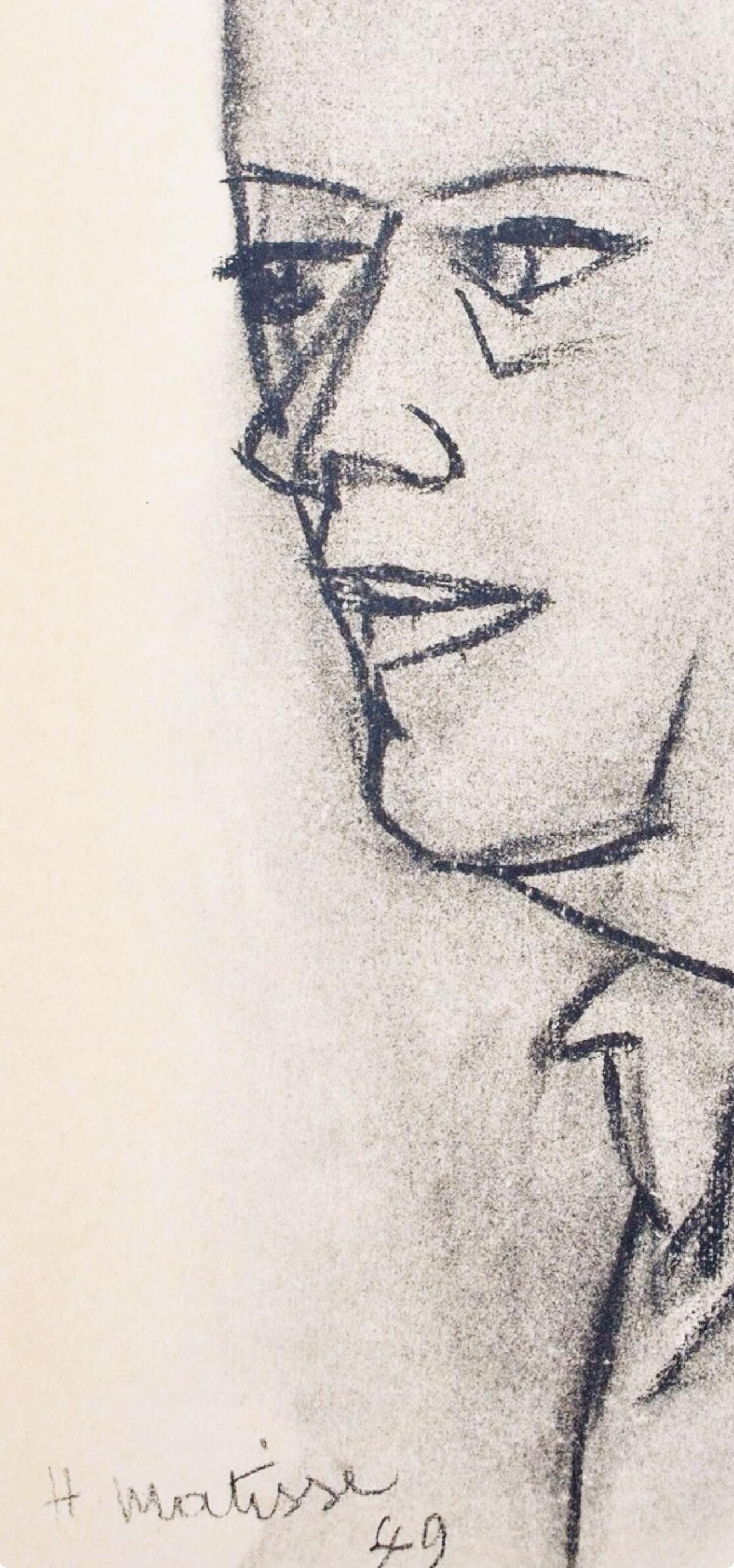 Matisse, Professeur René Leriche, Portraits par Henri Matisse (after) For Sale 3