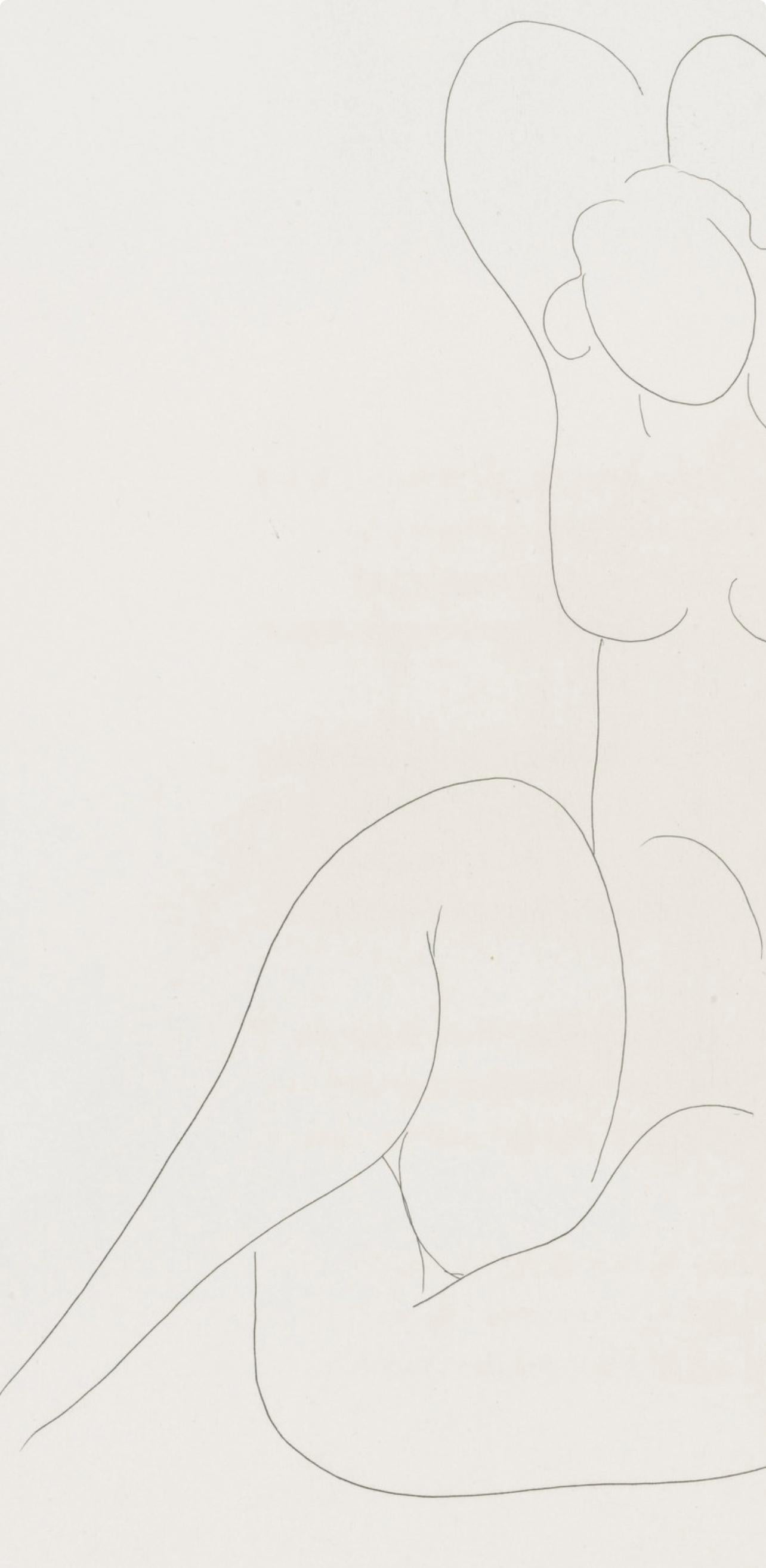 Matisse, Quelle soie aux baume de temps, Poésies (dopo) - Print di Henri Matisse