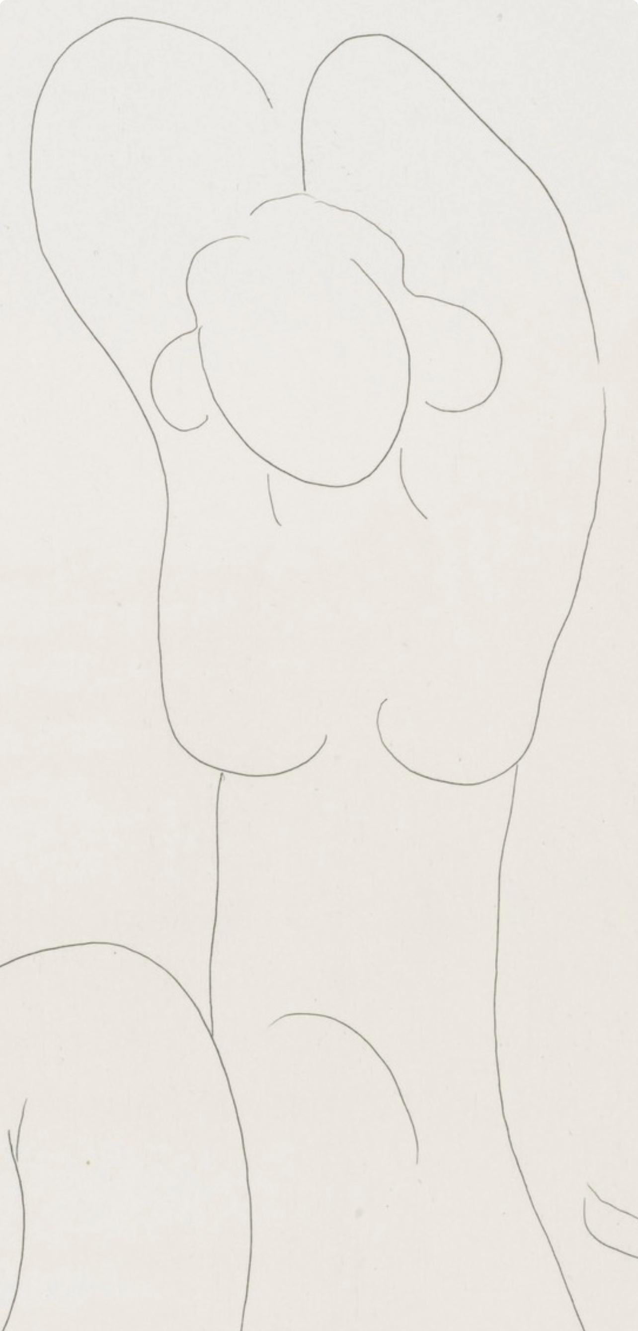 Matisse, Quelle soie aux baume de temps, Poésies (dopo) - Landscape Print Bianco di Henri Matisse