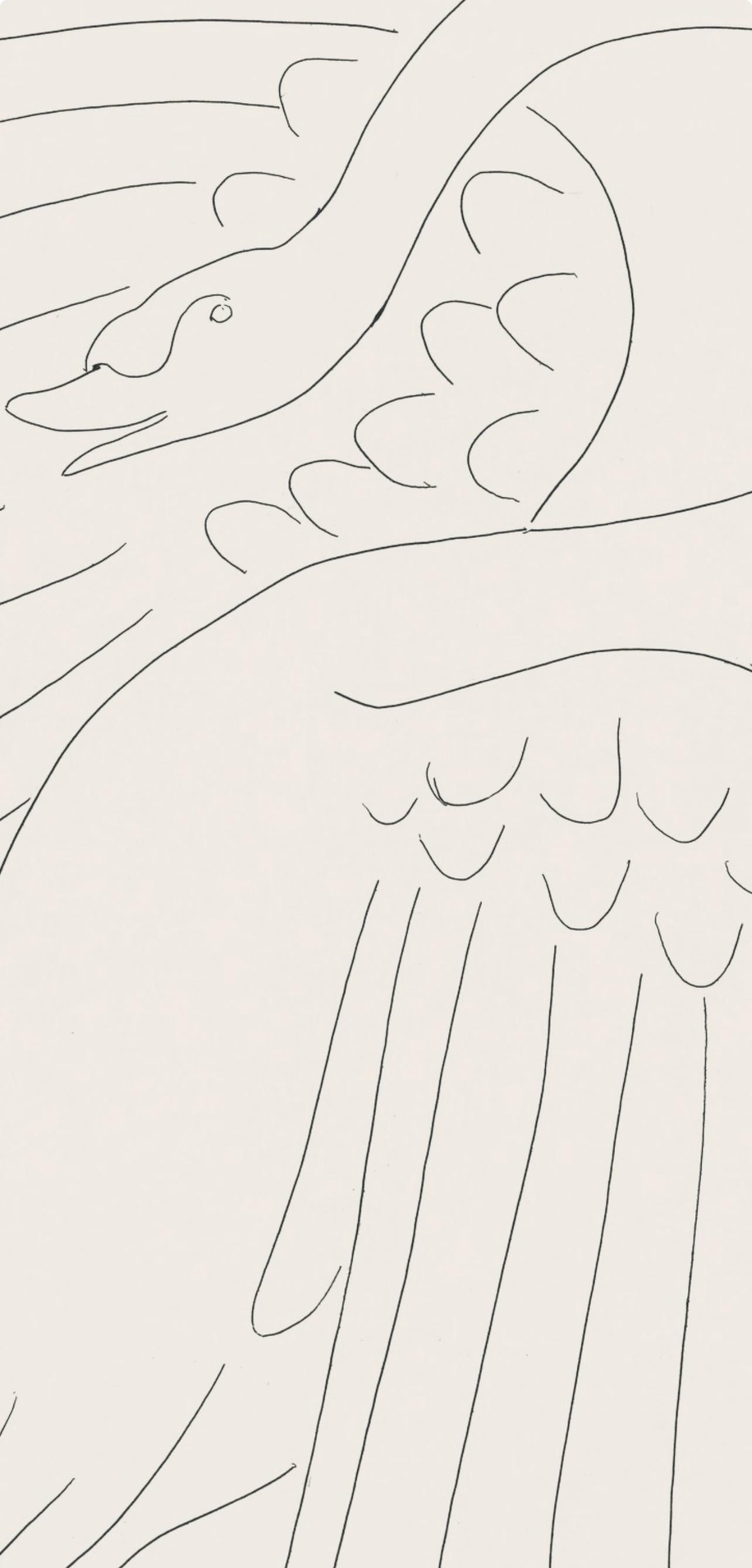 Matisse, Le Cygne, Poésies (after) - Modern Print by Henri Matisse