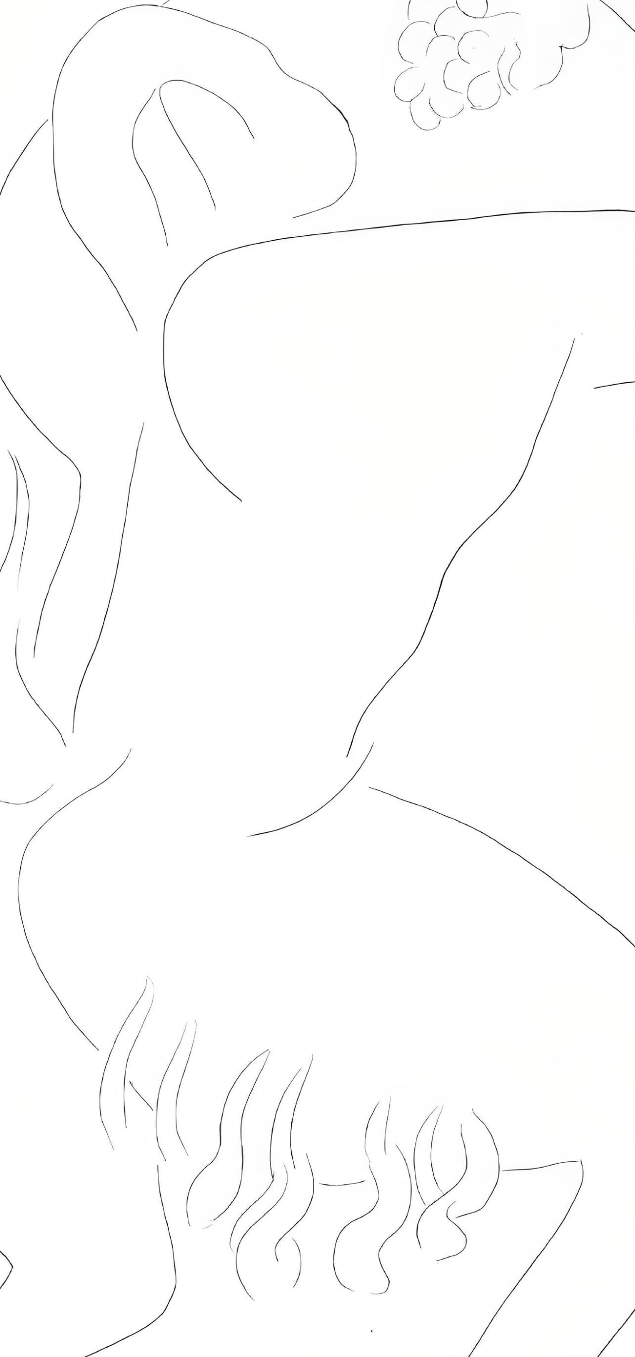 Matisse, Sainte II, Poésies de Stéphane Mallarmé (nach) – Print von Henri Matisse