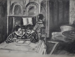 Vintage Matisse, Scène d'intérieur, Dix Reproductions (after)