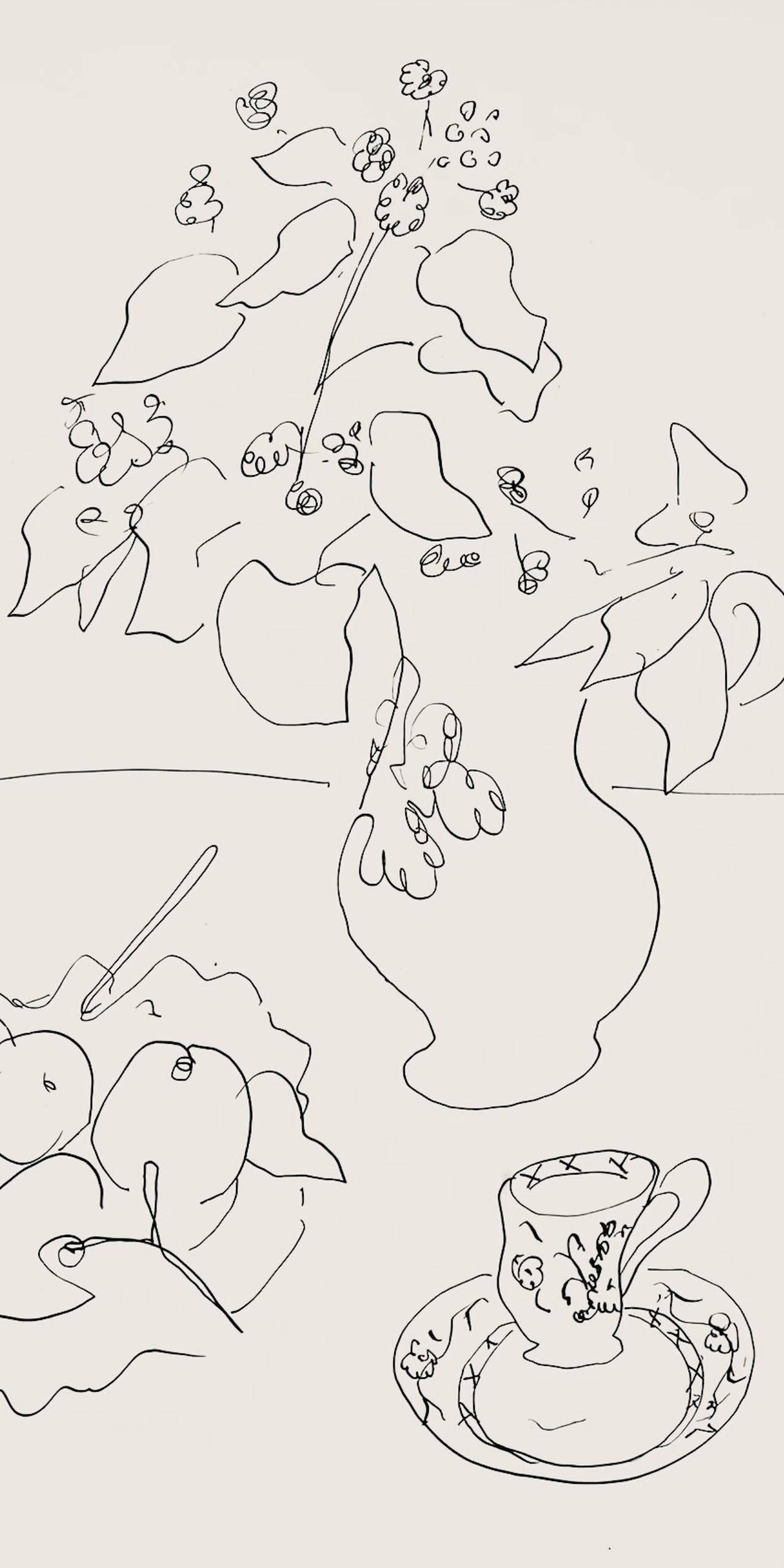 Matisse, Série A, var. 3 (Duthuit 9), Dessins, Thèmes et variations (after) - Print by Henri Matisse