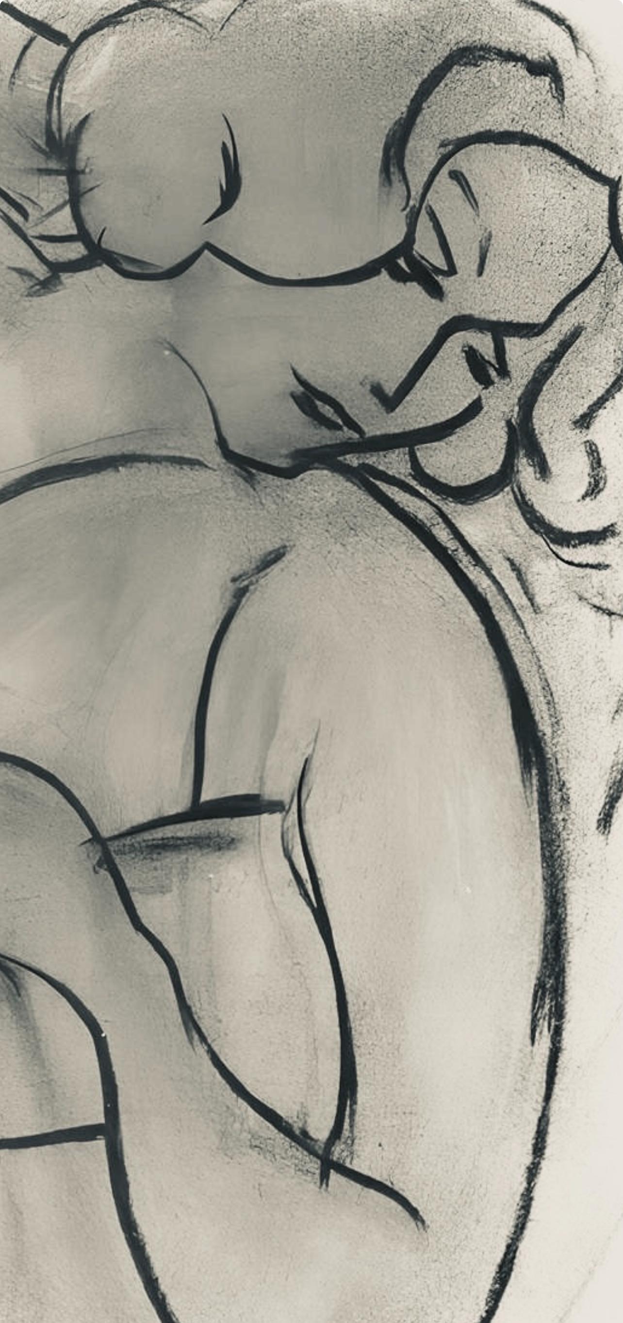 Matisse, Série B, var. 1 (Duthuit 9), Dessins, Thèmes et variations (después de) - Print de Henri Matisse