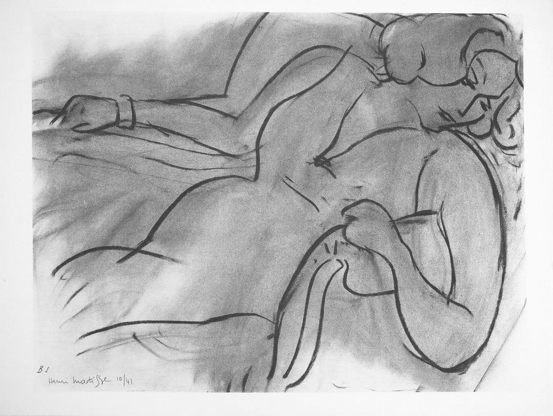 Henri Matisse, Series B, Var. 1, Dessins, Themes et Variations, 1943 (after) For Sale 4