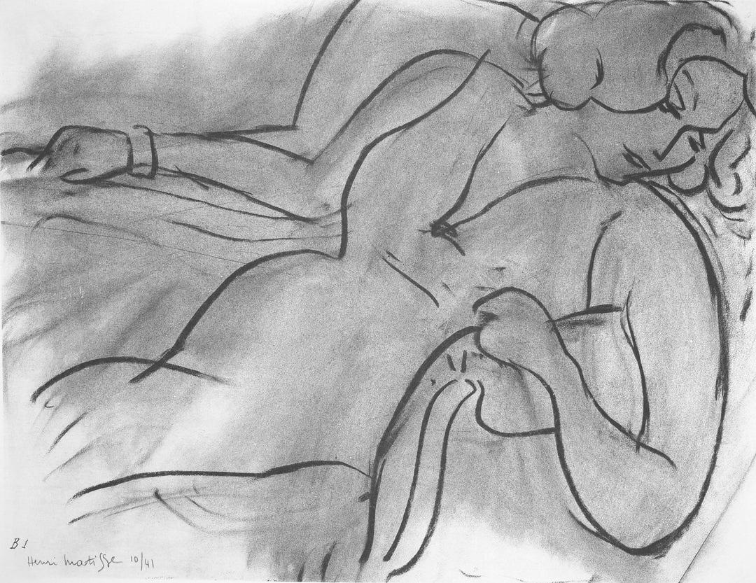 Henri Matisse, Series B, Var. 1, Dessins, Themes et Variations, 1943 (after)