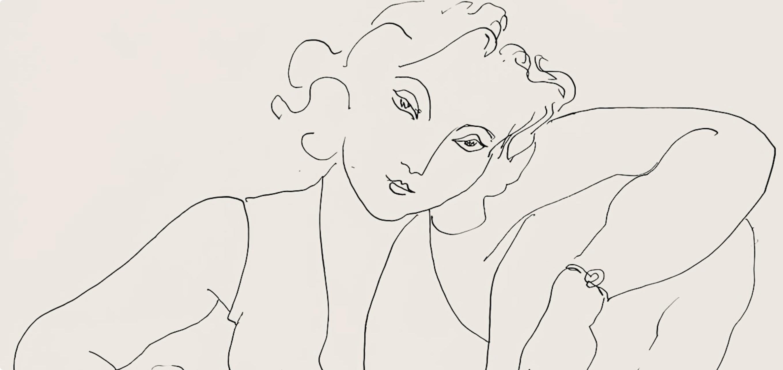 Matisse, Série B, var. 5 (Duthuit 9), Dessins, Thèmes et variations (after) - Modern Print by Henri Matisse