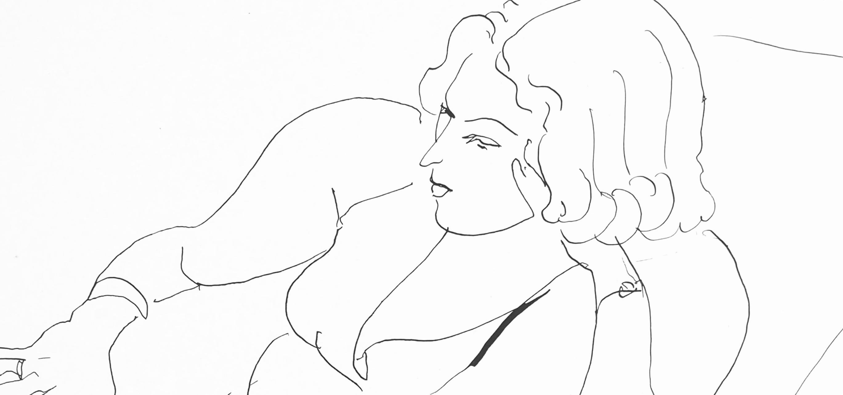 Henri Matisse, Series B, Var. 6, Drawings, Themes and Variations, 1943 (after) For Sale 1