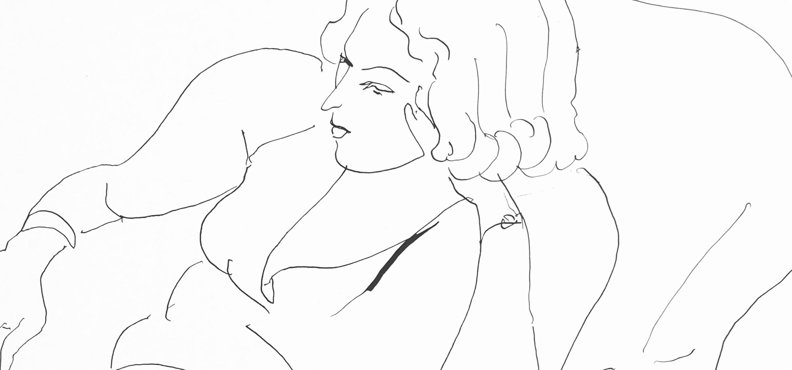 Henri Matisse, Series B, Var. 6, Drawings, Themes and Variations, 1943 (after) For Sale 3