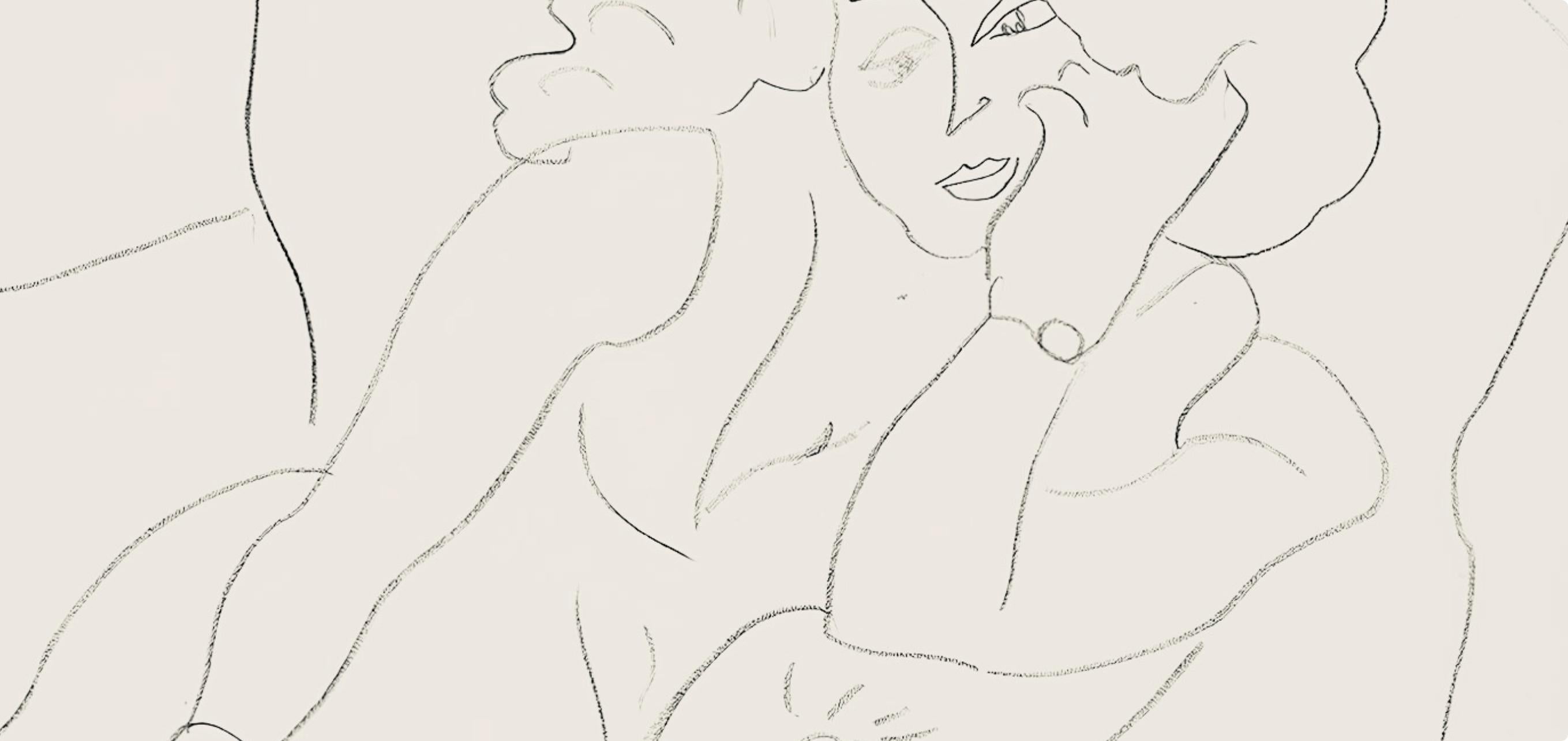 Lithograph on vélin pur fil paper. Inscription: Signed in the plate and unnumbered, as issued. Good condition. Notes: From the folio, Henri Matisse, Dessins, Thèmes et Variations, 1943. Published by Martin Fabiani, Éditeur, Paris; printed by Georges