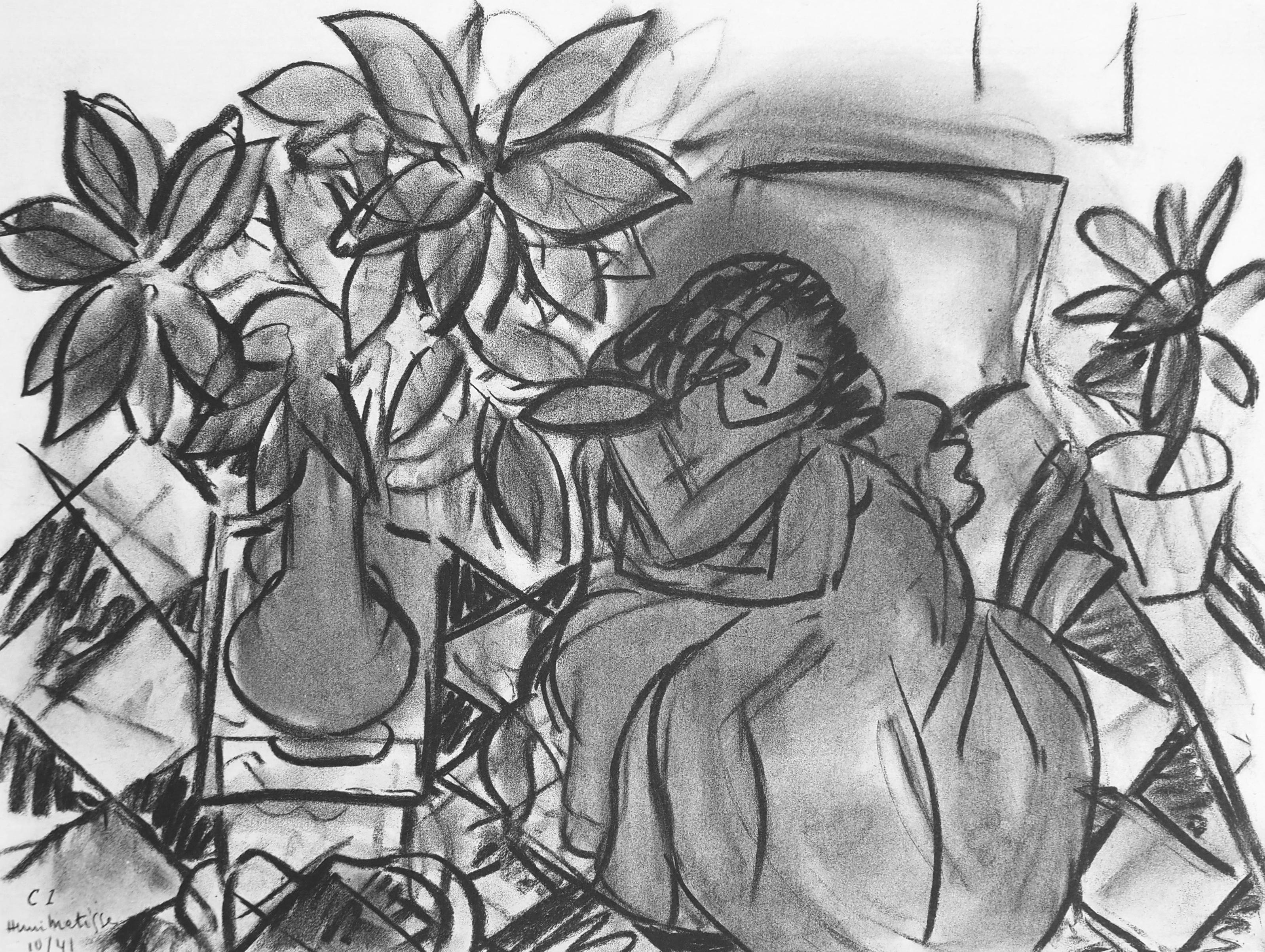 Henri Matisse, Series C, Var. 1, Dessins, Themes et Variations, 1943 (after)