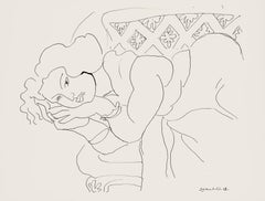 Matisse, Série D, var. 9 (Duthuit 9), Dessins, Thèmes et variations (after)