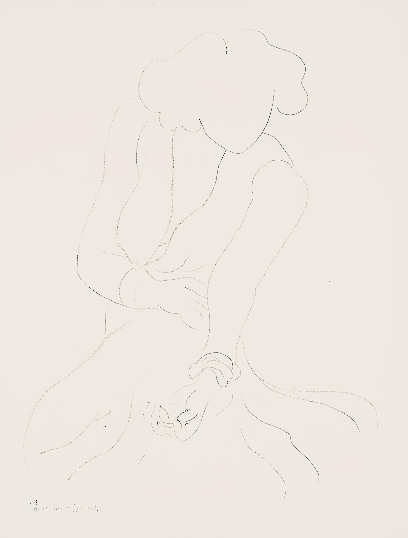 Matisse, Série E, var. 3 (Duthuit 9), Dessins, Thèmes et variations (después de)