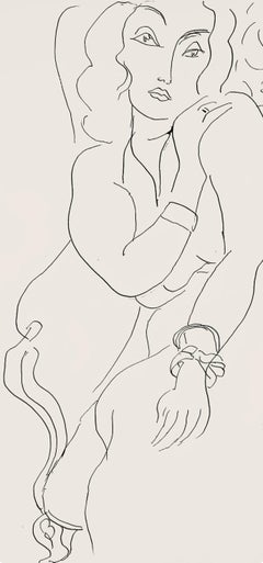 Henri Matisse, Series E, Var. 9, Drawings, Themes and Variations, 1943 (after)