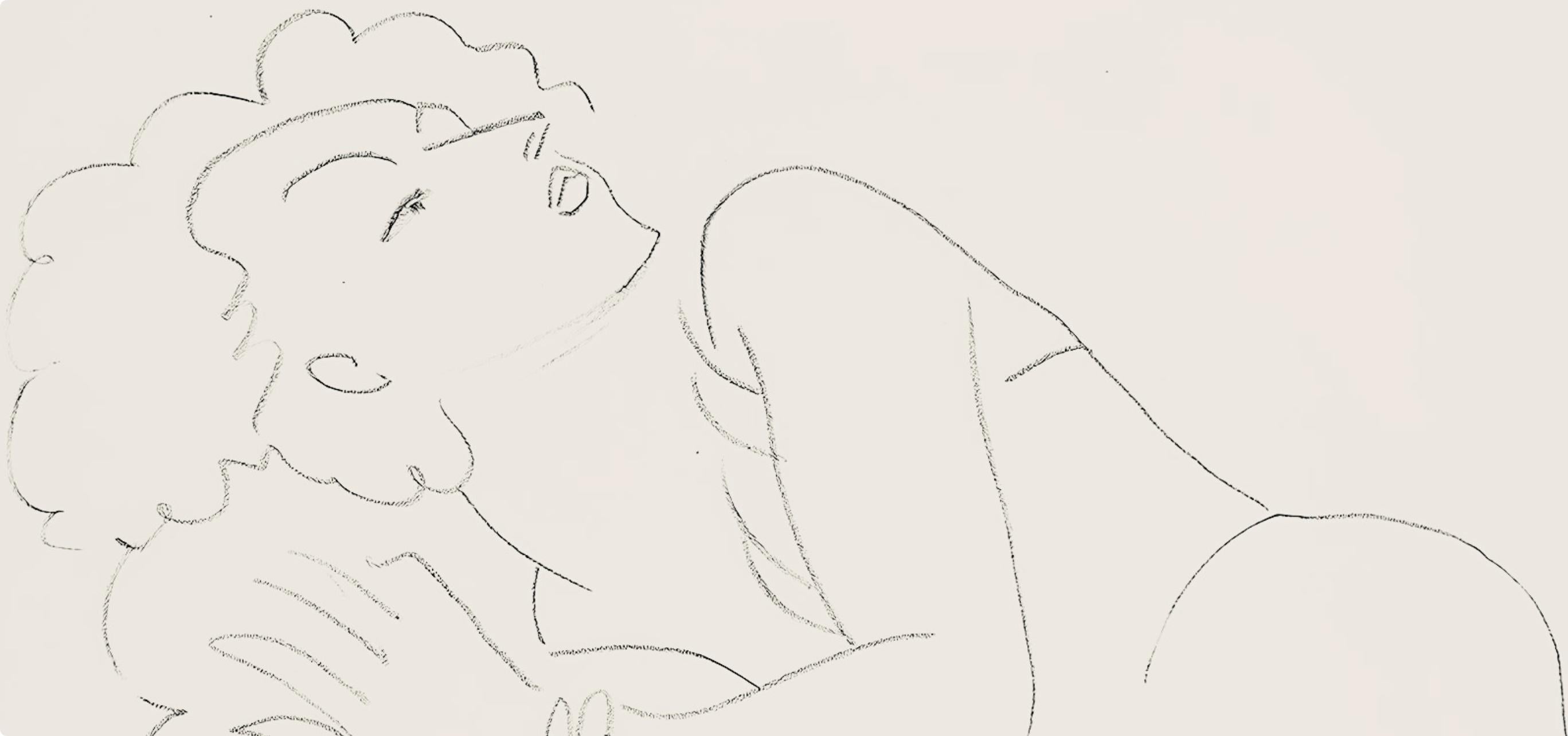 Matisse, Série F, var. 6 (Duthuit 9), Dessins, Thèmes et variations (after) - Print by Henri Matisse