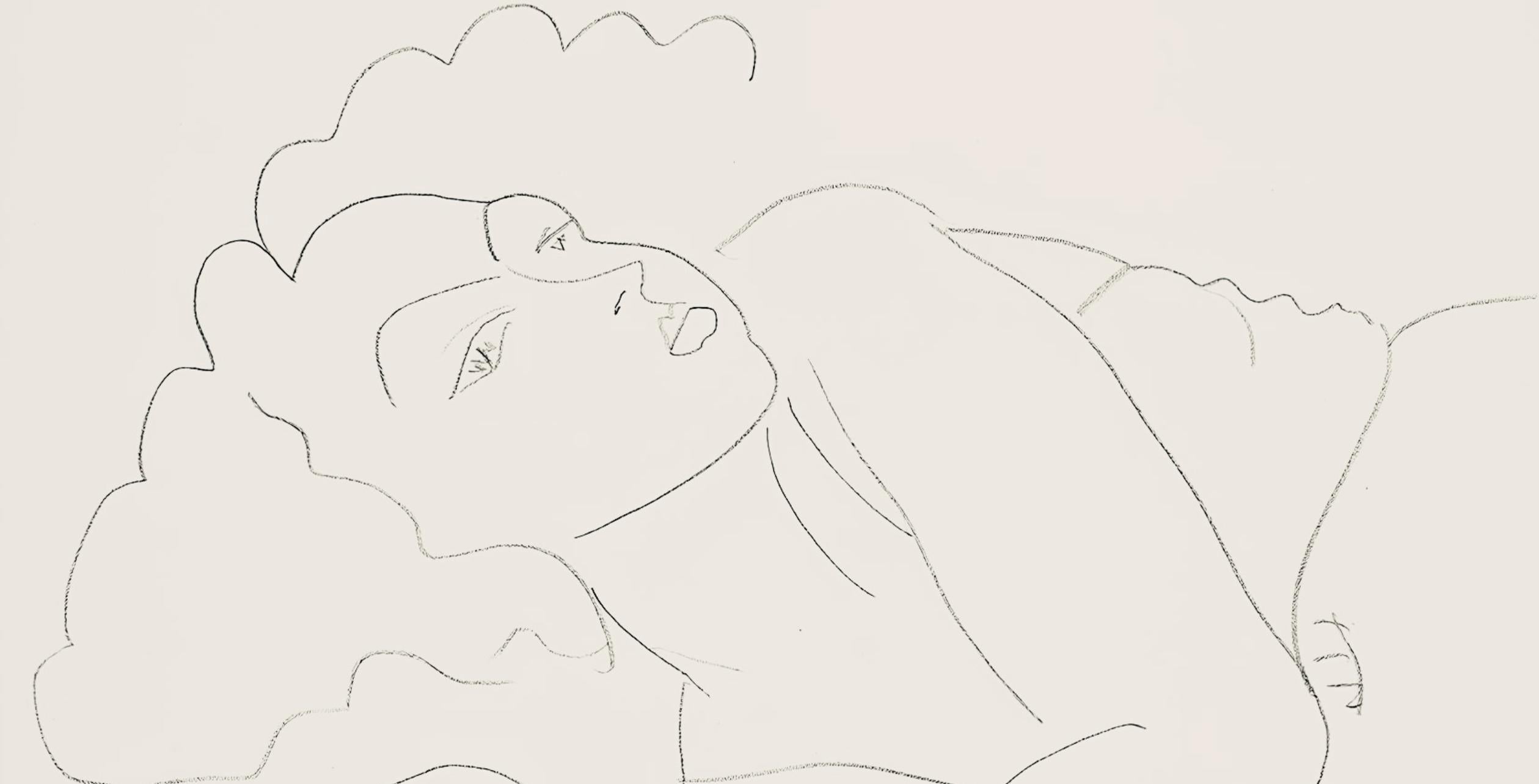 Matisse, Série F, var. 8 (Duthuit 9), Dessins, Thèmes et variations (after) - Print by Henri Matisse