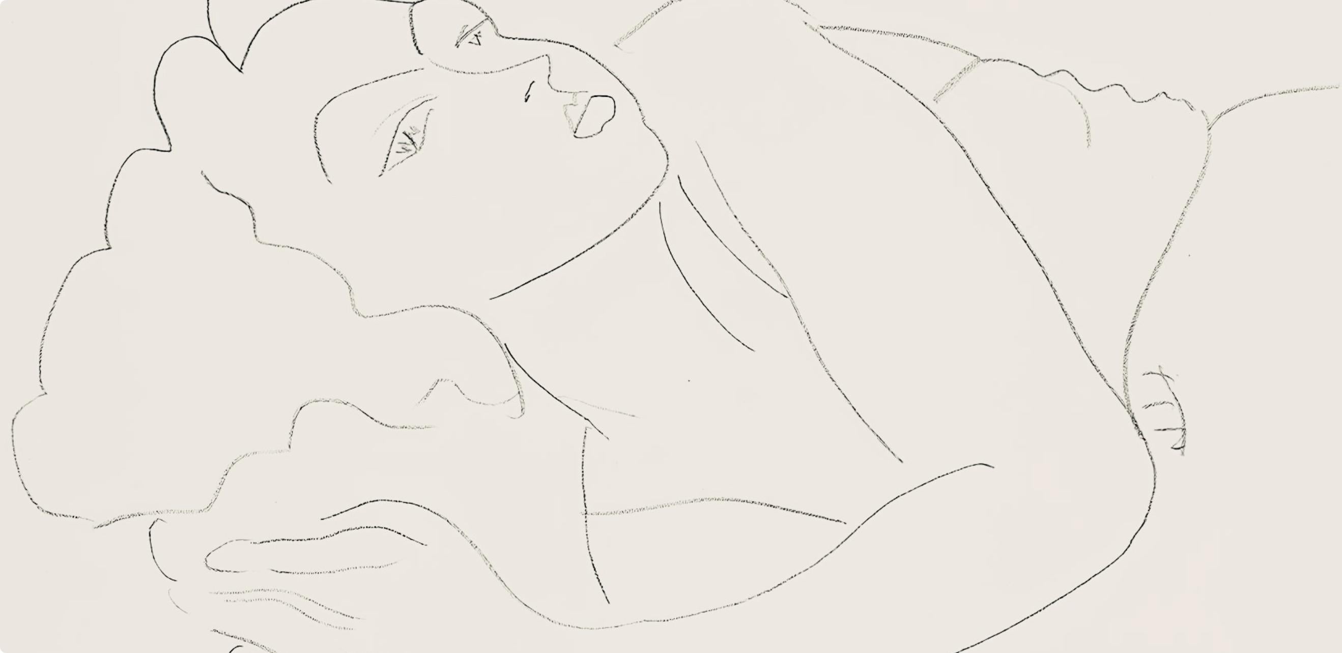 Matisse, Série F, var. 8 (Duthuit 9), Dessins, Thèmes et variations (after) - Modern Print by Henri Matisse