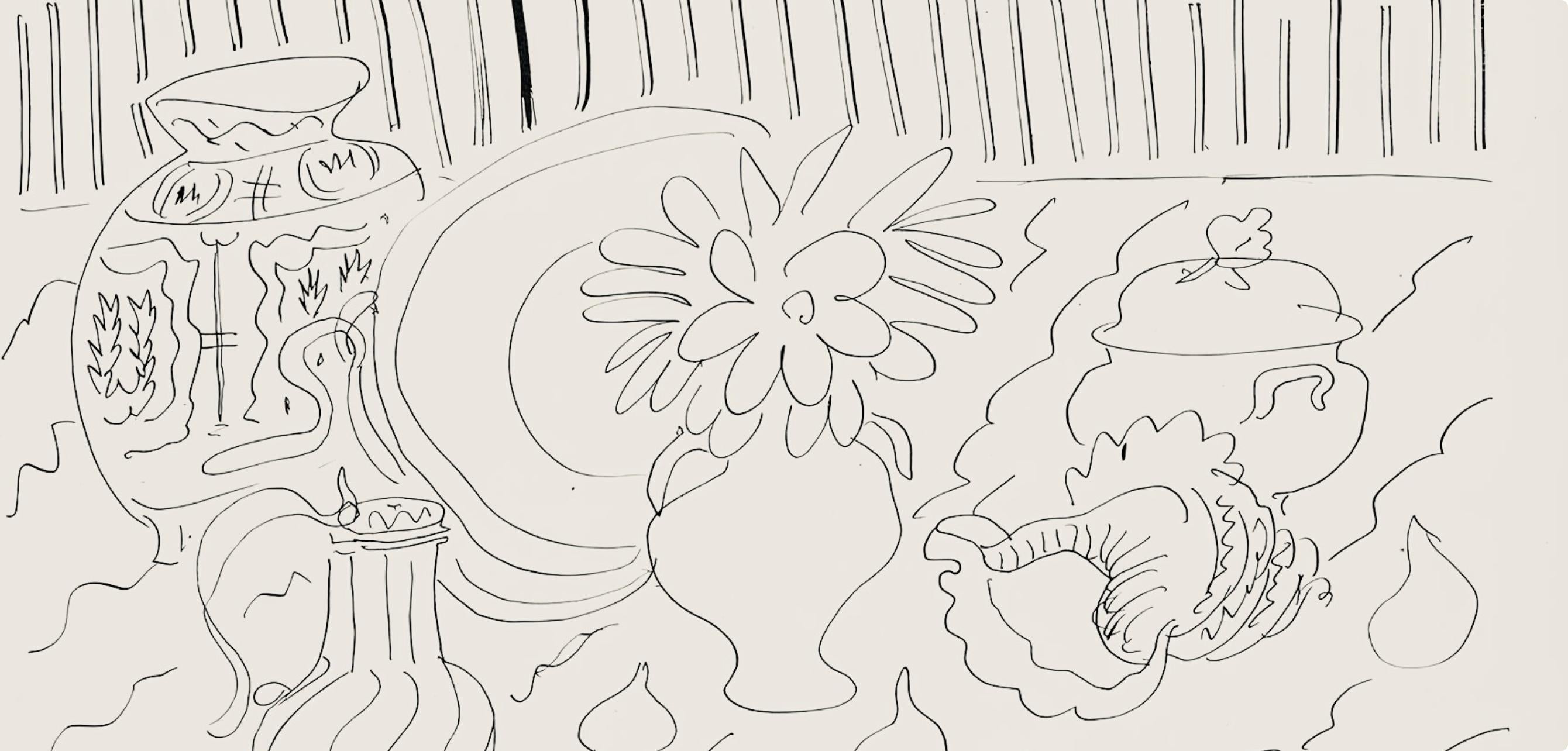 Matisse, Série G, var. 2 (Duthuit 9), Dessins, Thèmes et variations (after) - Print by Henri Matisse