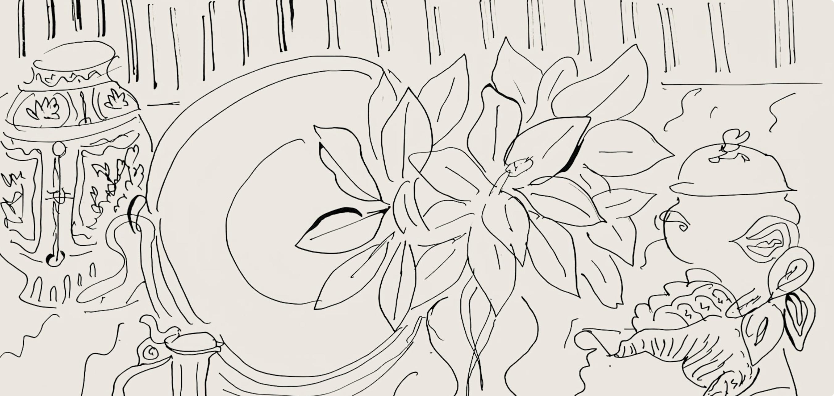 Matisse, Série G, var. 3 (Duthuit 9), Dessins, Thèmes et variations (after) - Print by Henri Matisse
