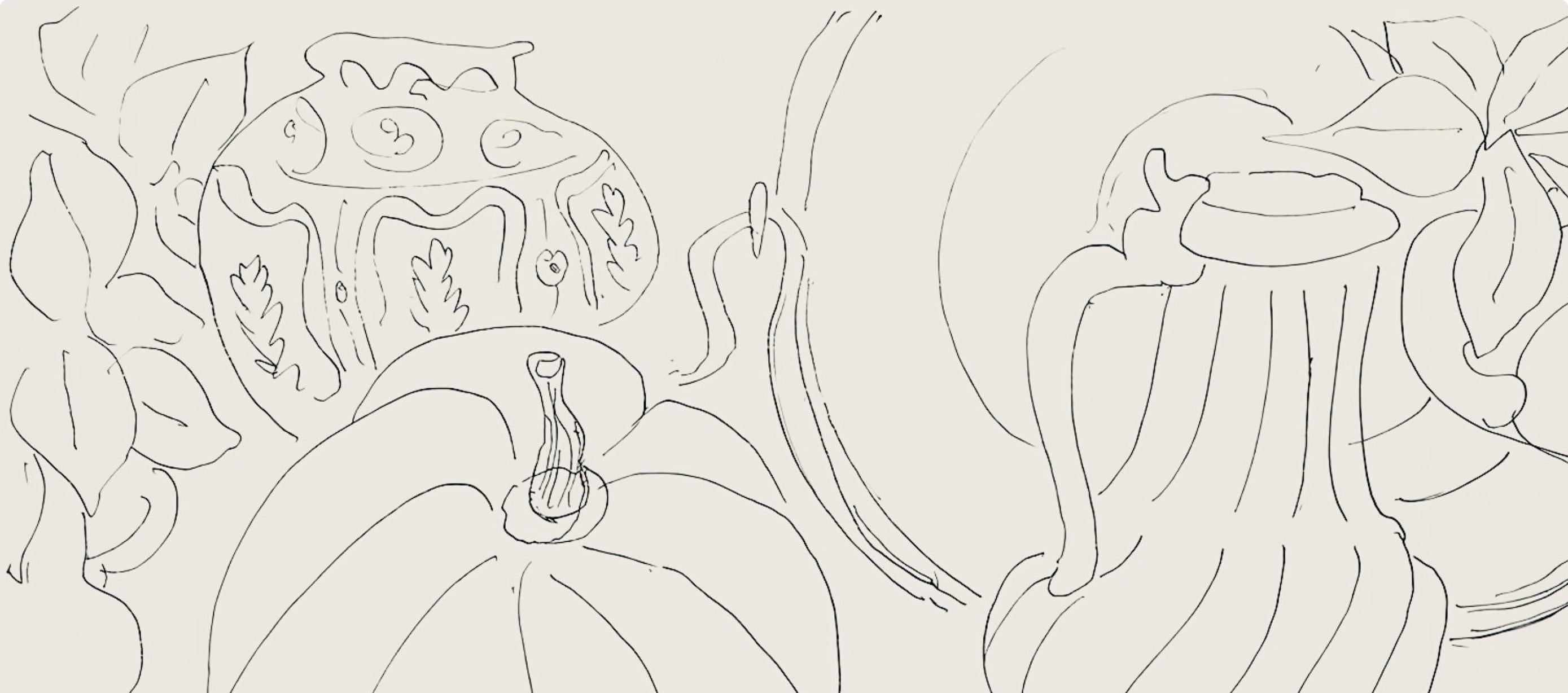 Matisse, Série G, var. 5 (Duthuit 9), Dessins, Thèmes et variations (after) - Print by Henri Matisse