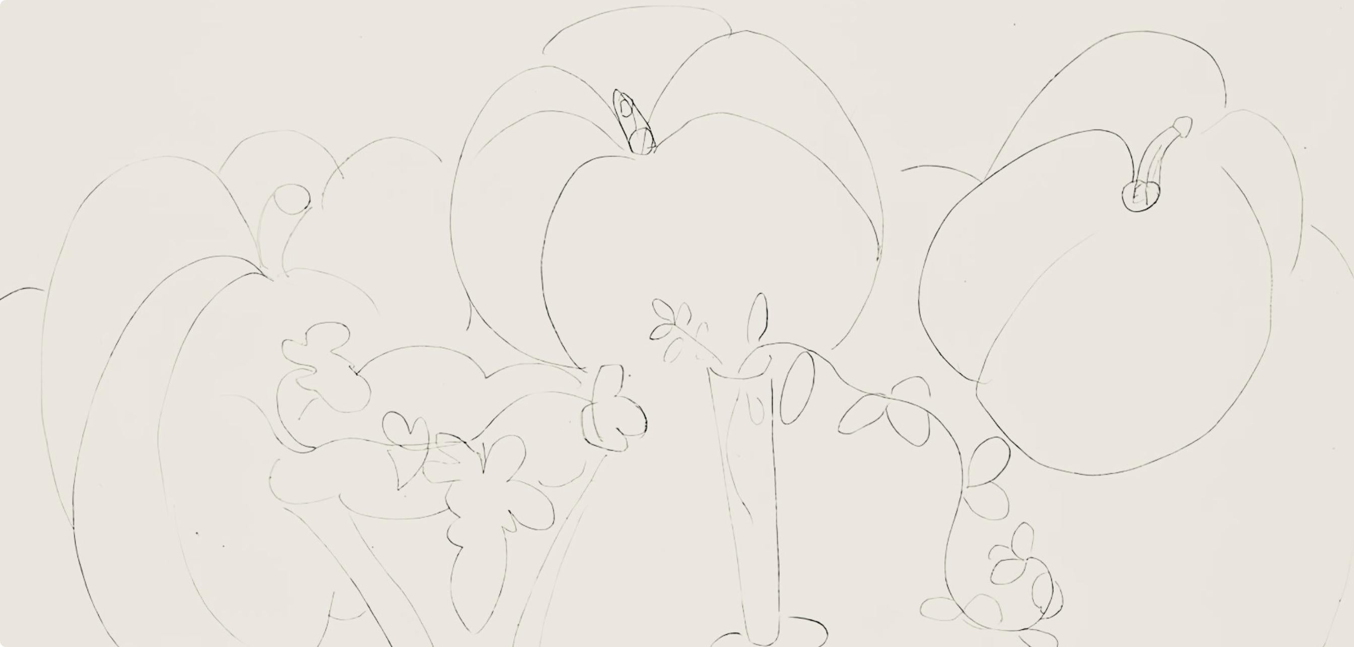 Matisse, Série H, var. 11 (Duthuit 9), Dessins, Thèmes et variations (after) - Print by Henri Matisse
