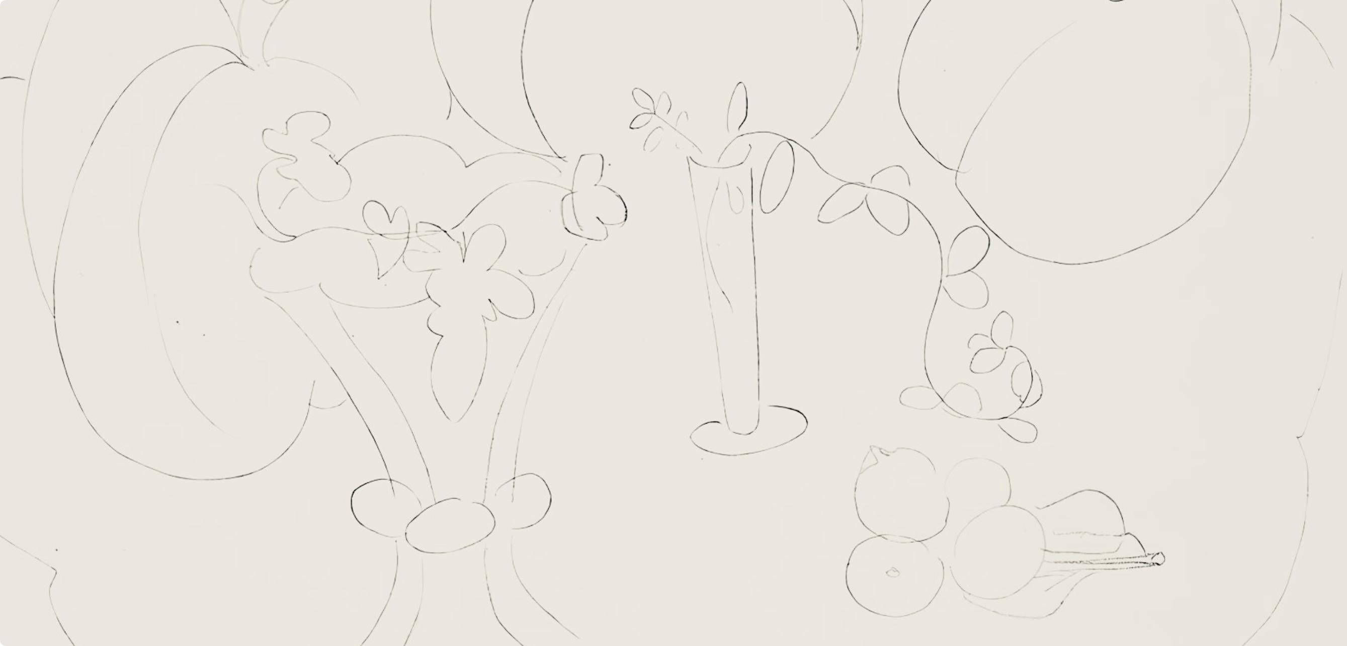 Matisse, Série H, var. 11 (Duthuit 9), Dessins, Thèmes et variations (after) - Modern Print by Henri Matisse