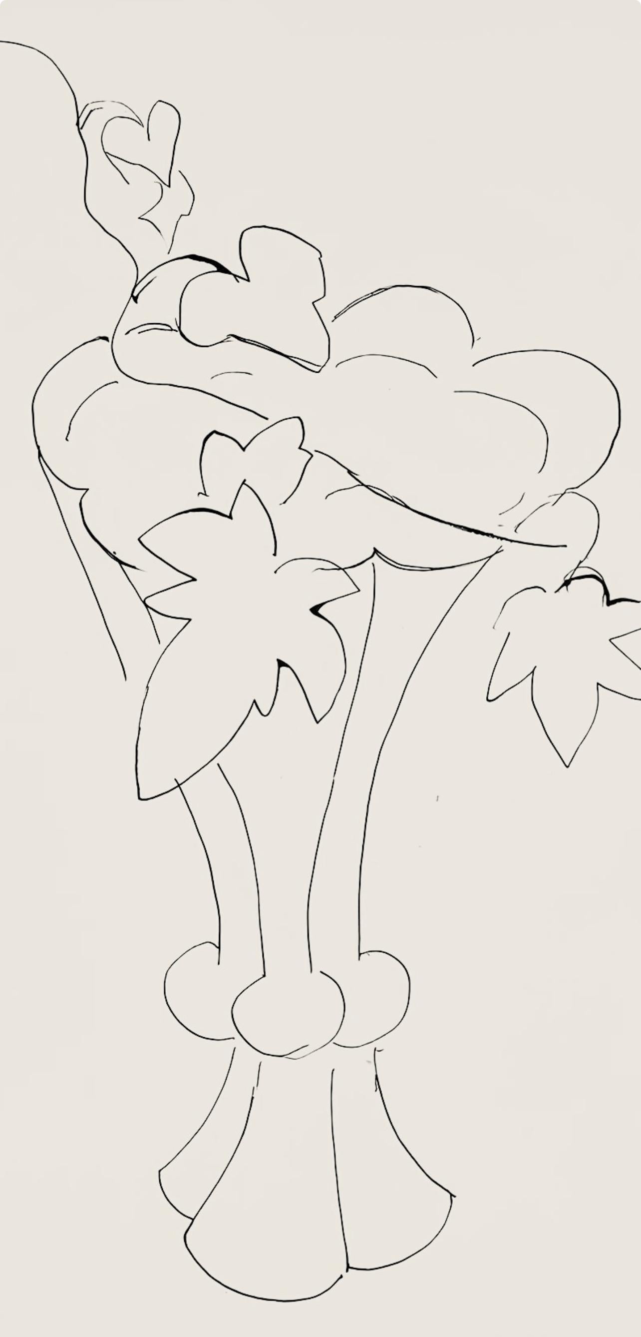 Matisse, Série H, var. 3 (Duthuit 9), Dessins, Thèmes et variations (after) - Print by Henri Matisse