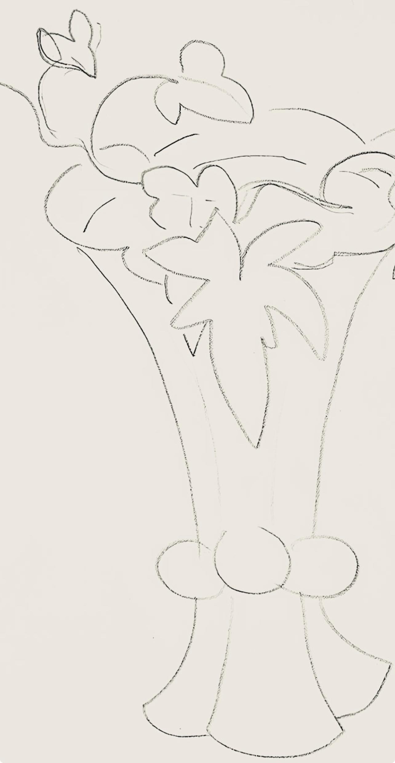 Matisse, Série H, var. 4 (Duthuit 9), Dessins, Thèmes et variations (after) - Modern Print by Henri Matisse