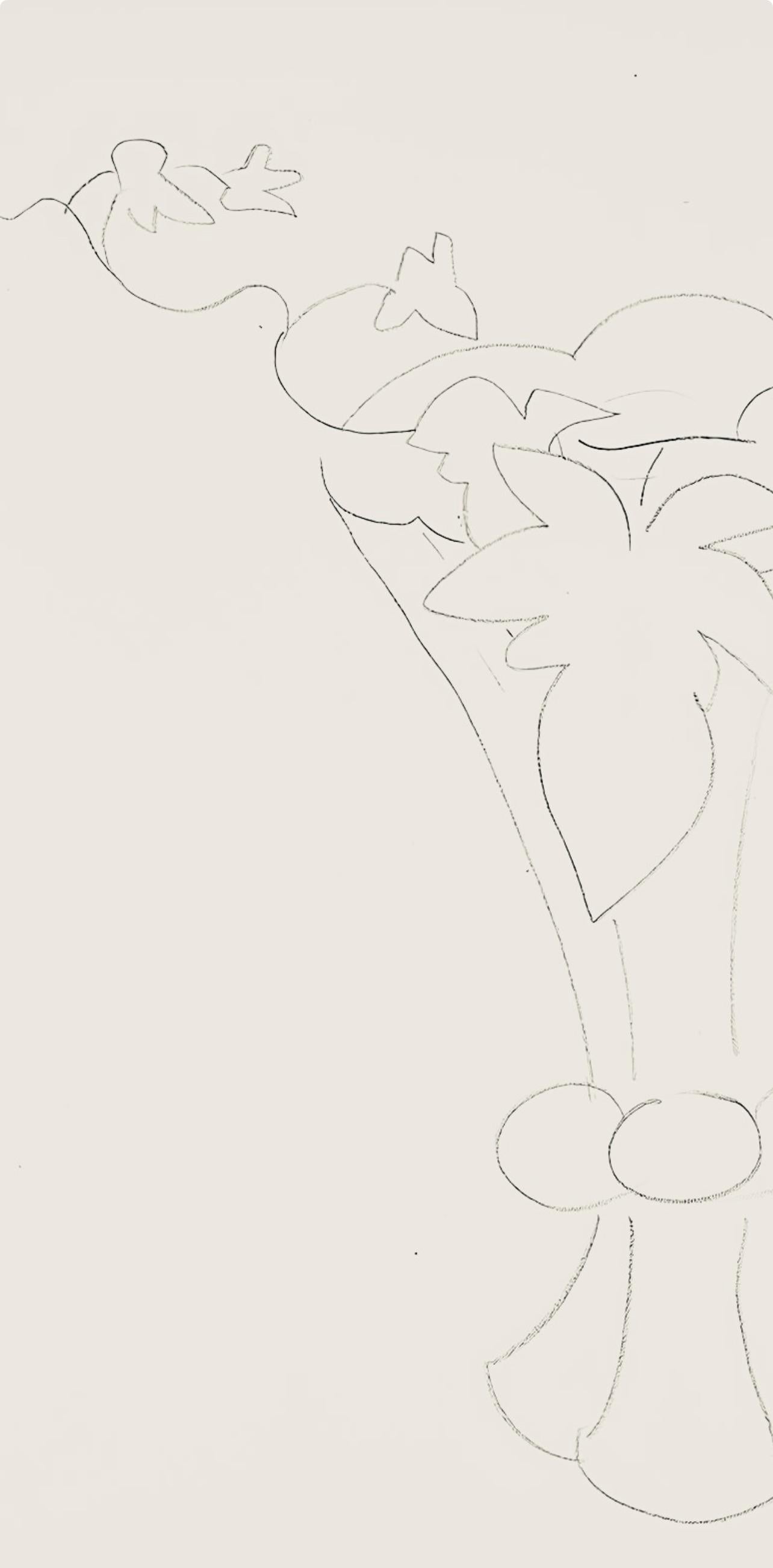 Matisse, Série H, var. 5 (Duthuit 9), Dessins, Thèmes et variations (after) - Modern Print by Henri Matisse
