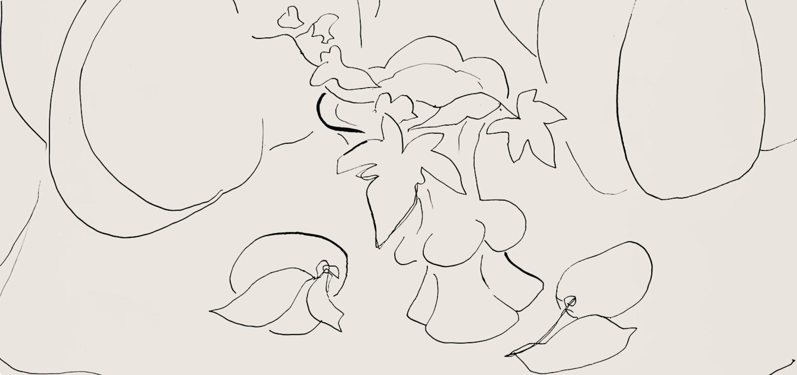 Matisse, Série H, var. 7 (Duthuit 9), Dessins, Thèmes et variations (after) - Print by Henri Matisse