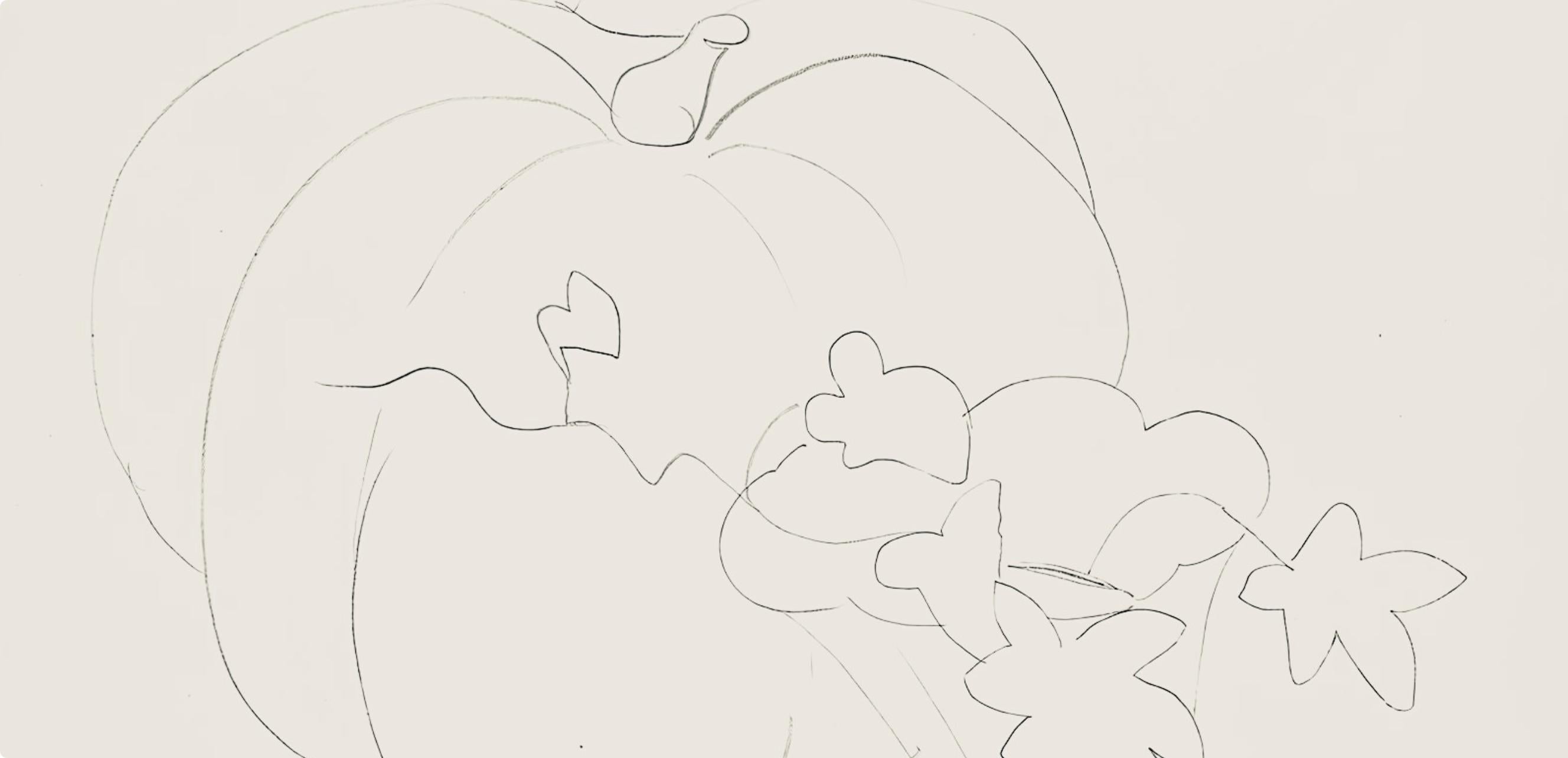Matisse, Série H, var. 9 (Duthuit 9), Dessins, Thèmes et variations (after) - Print by Henri Matisse