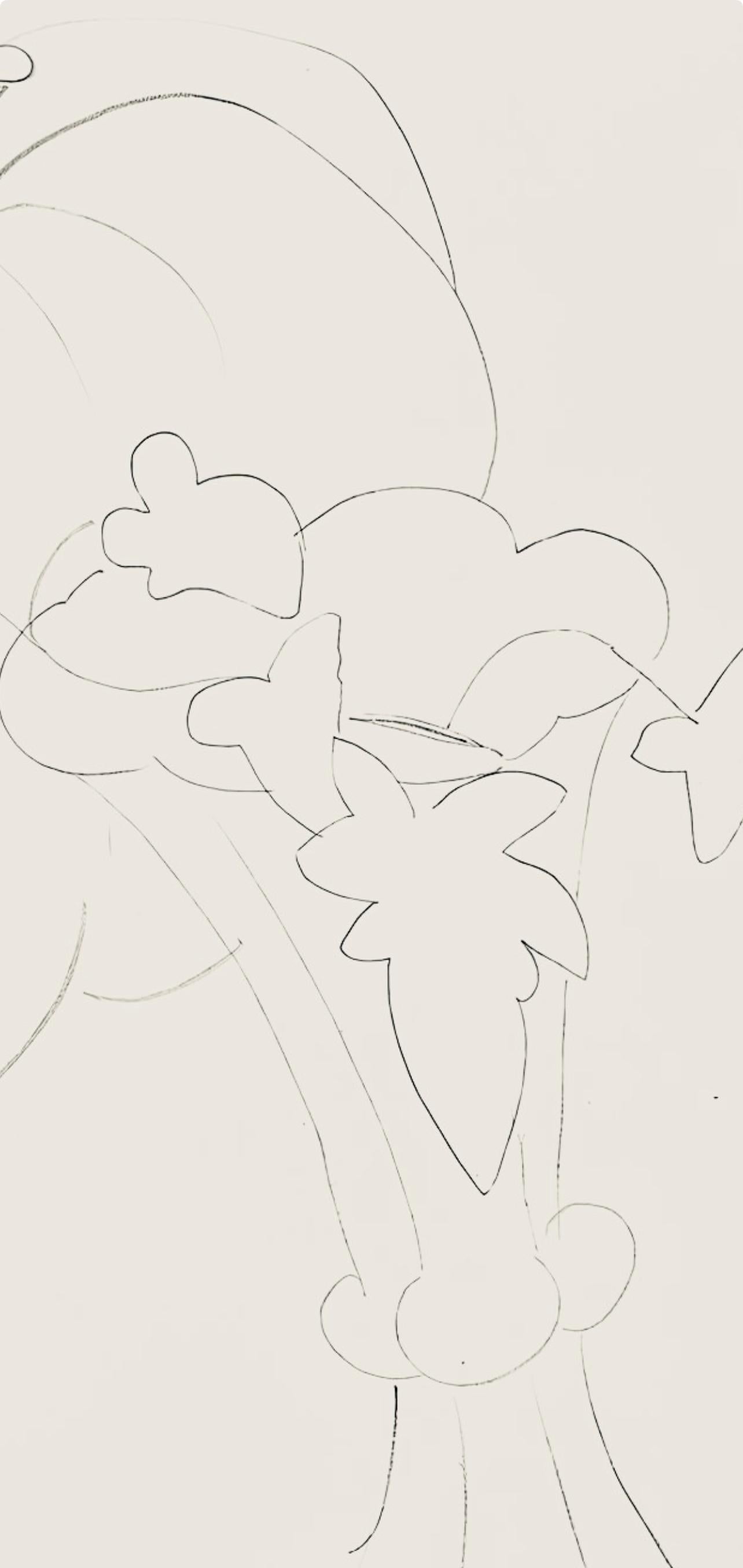 Matisse, Série H, var. 9 (Duthuit 9), Dessins, Thèmes et variations (after) - Modern Print by Henri Matisse