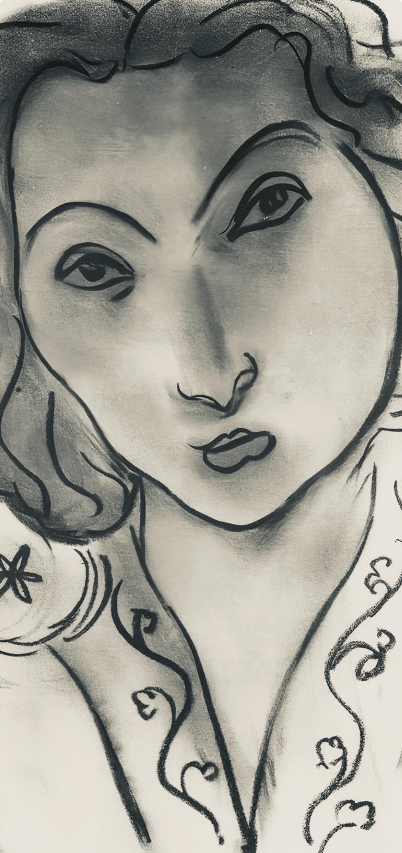 Matisse, Série I, var. 1 (Duthuit 9), Dessins, Thèmes et variations (after) - Print by Henri Matisse