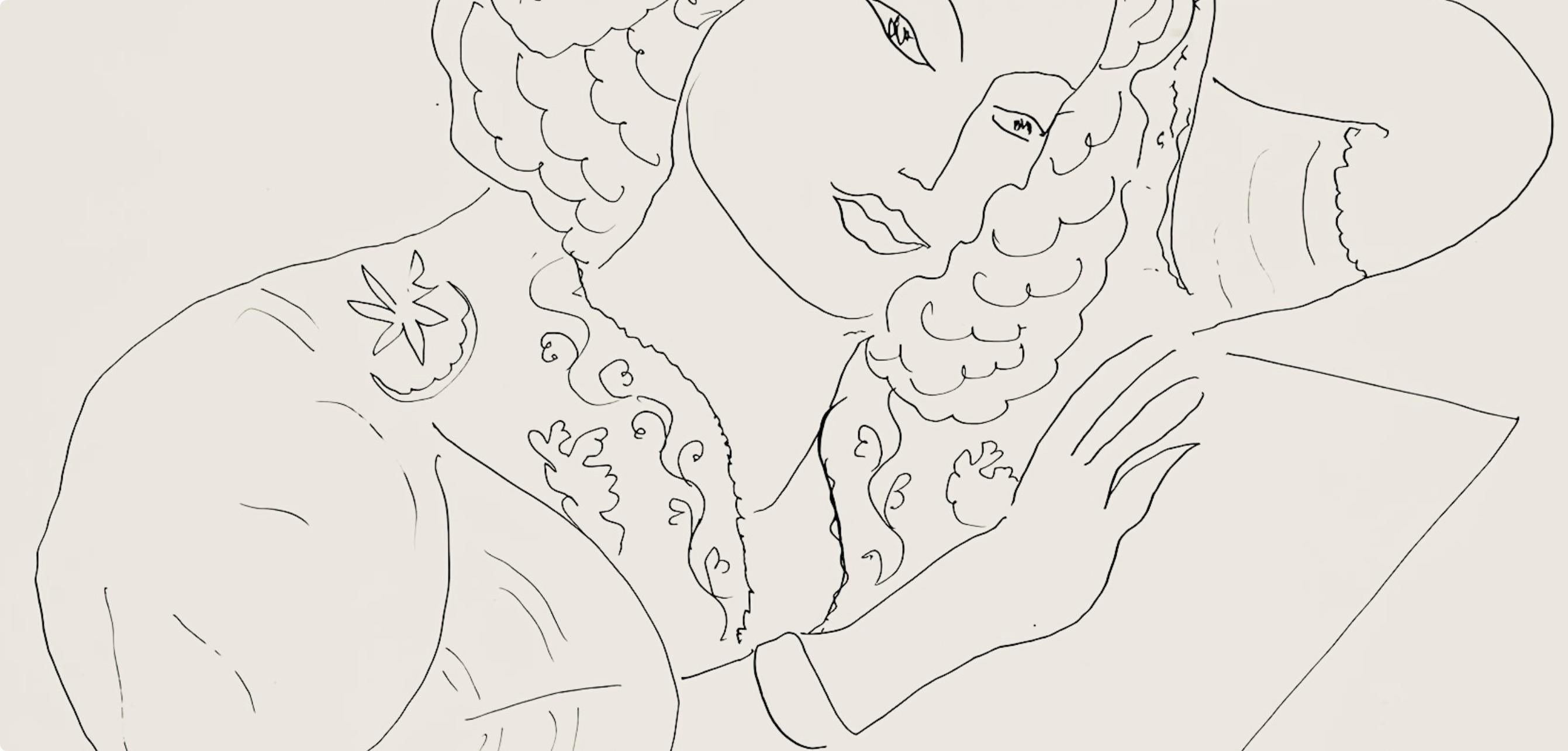 Matisse, Série I, var. 11 (Duthuit 9), Dessins, Thèmes et variations (after) - Modern Print by Henri Matisse