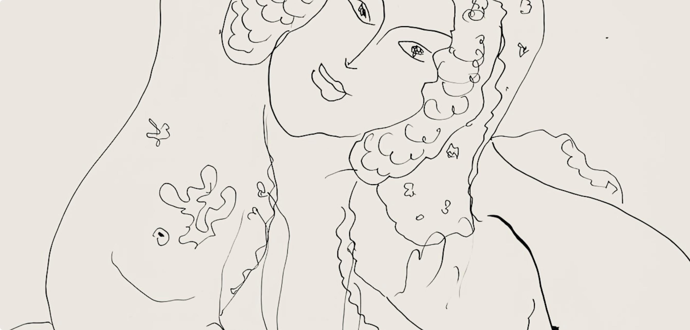 Matisse, Série I, var. 12 (Duthuit 9), Dessins, Thèmes et variations (after) - Modern Print by Henri Matisse