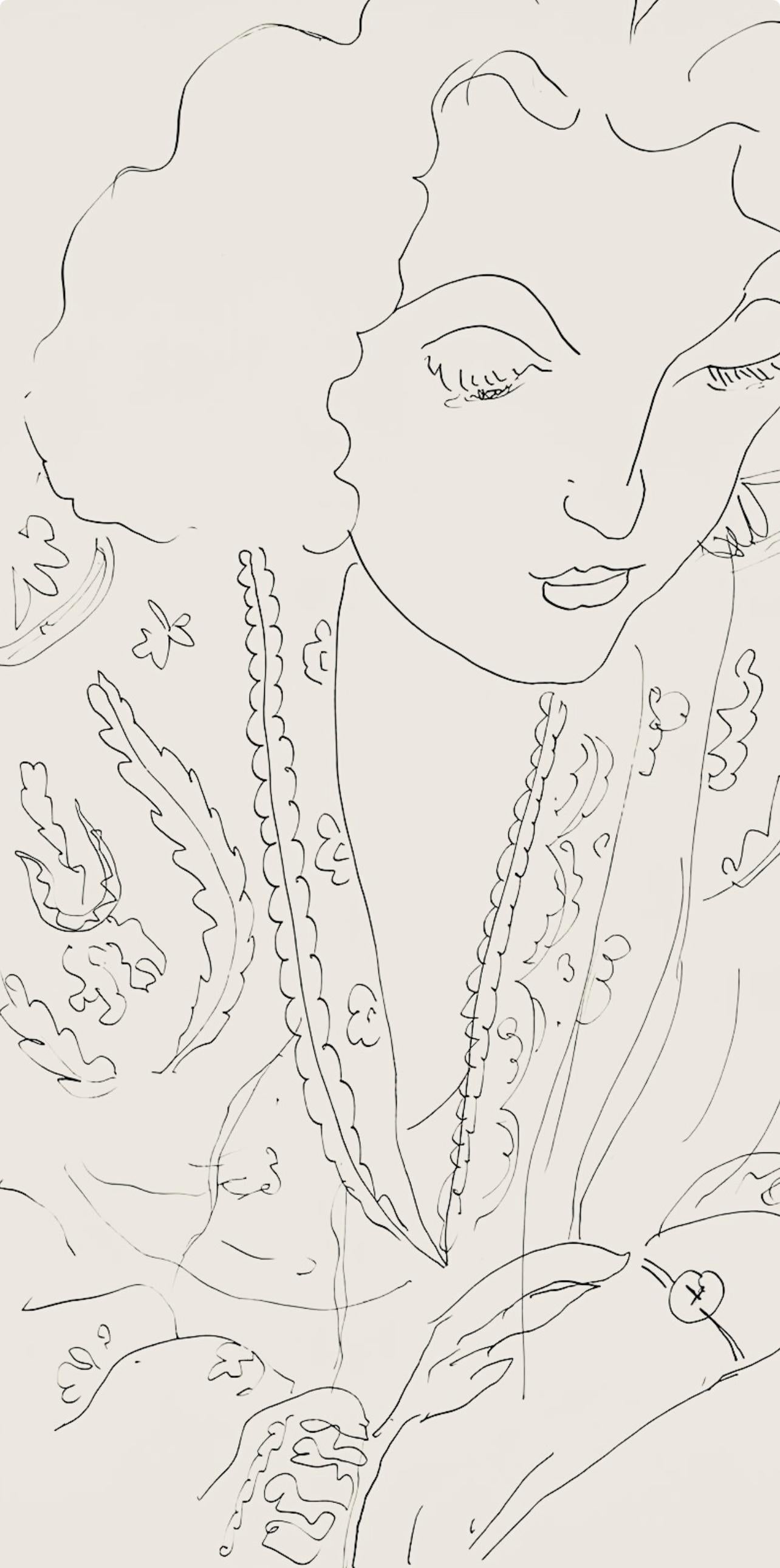 Matisse, Série I, var. 14 (Duthuit 9), Dessins, Thèmes et variations (after) - Modern Print by Henri Matisse