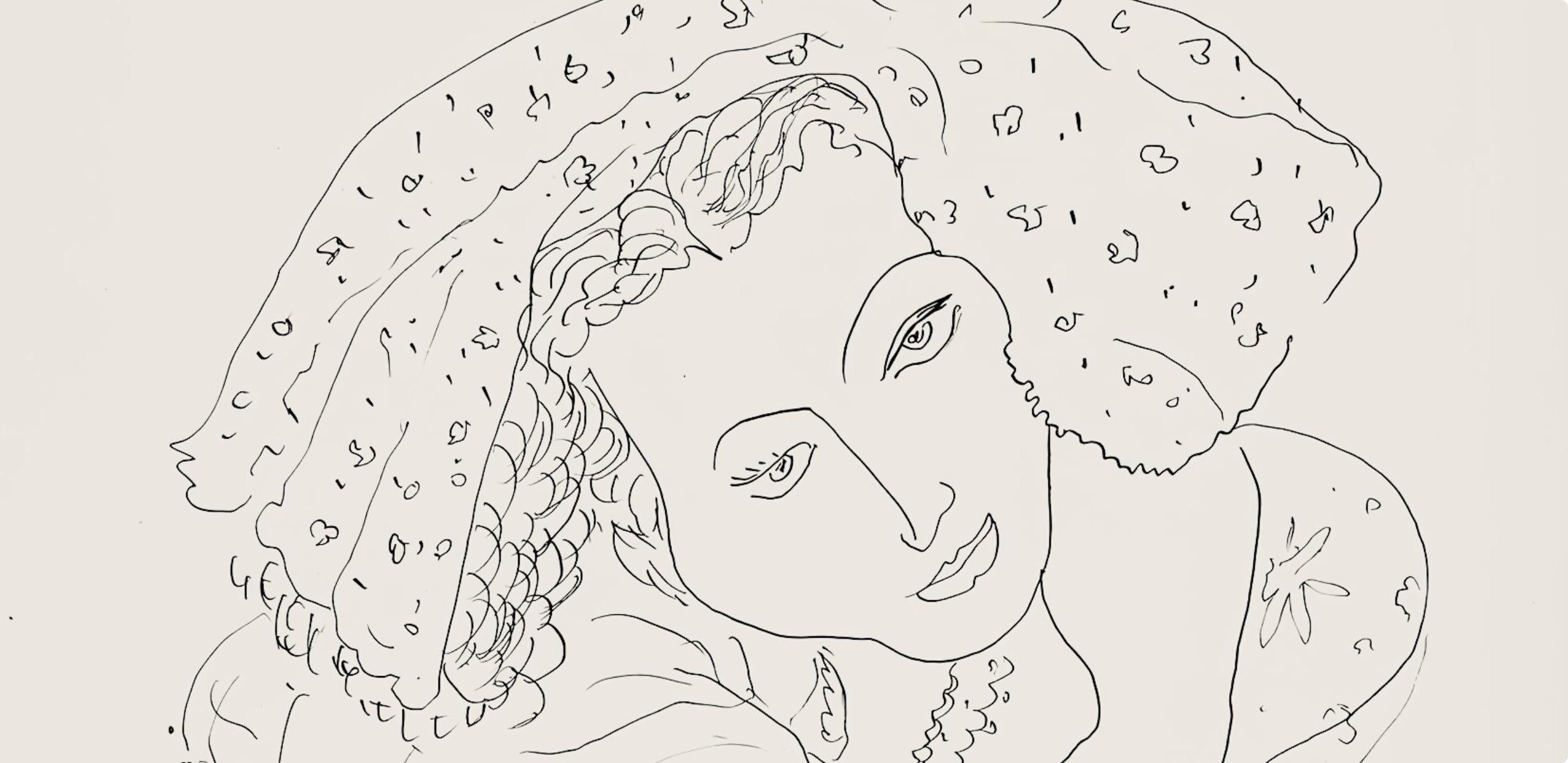 Matisse, Série I, var. 4 (Duthuit 9), Dessins, Thèmes et variations (after) - Print by Henri Matisse