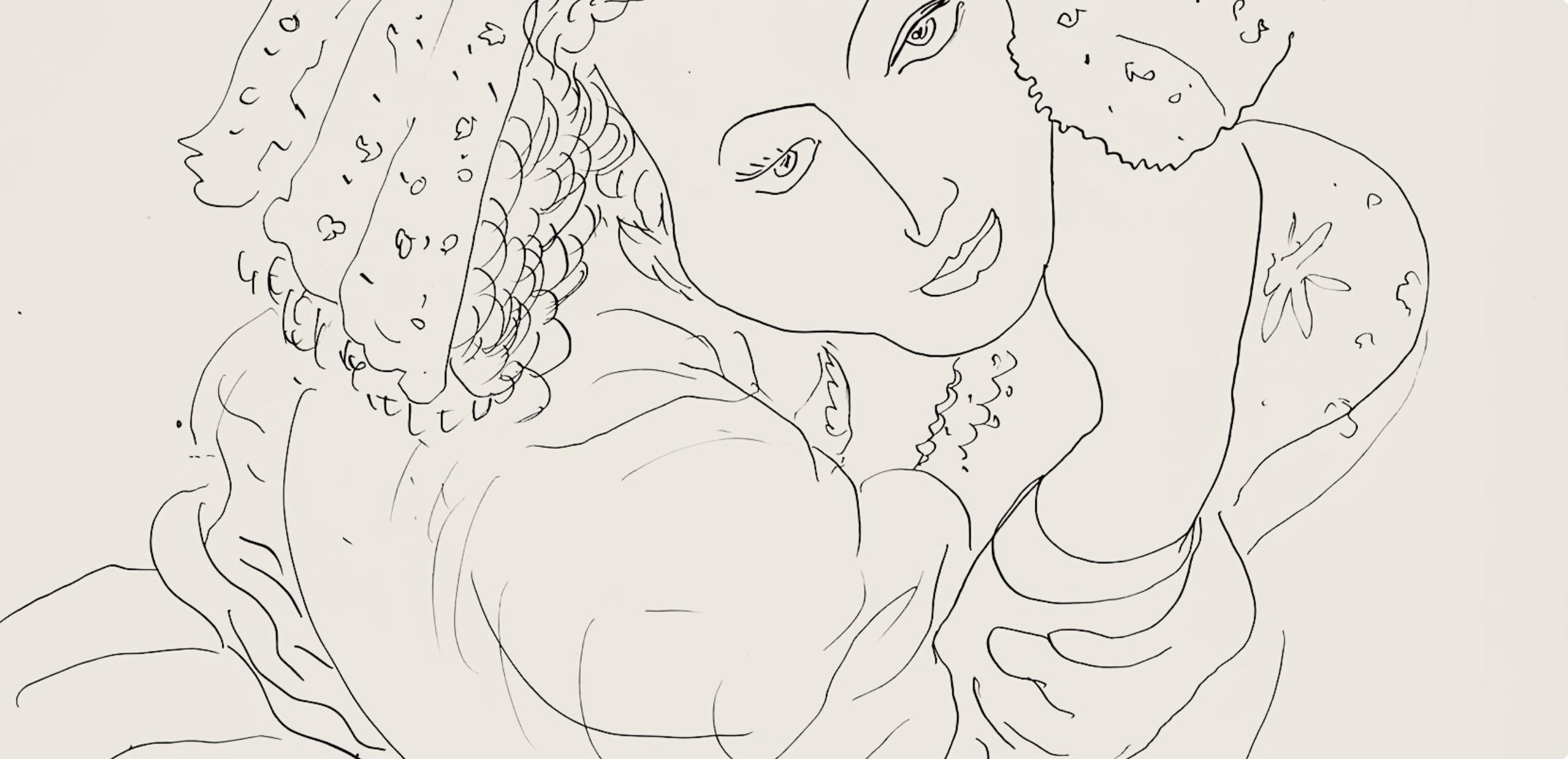 Matisse, Série I, var. 4 (Duthuit 9), Dessins, Thèmes et variations (after) - Modern Print by Henri Matisse