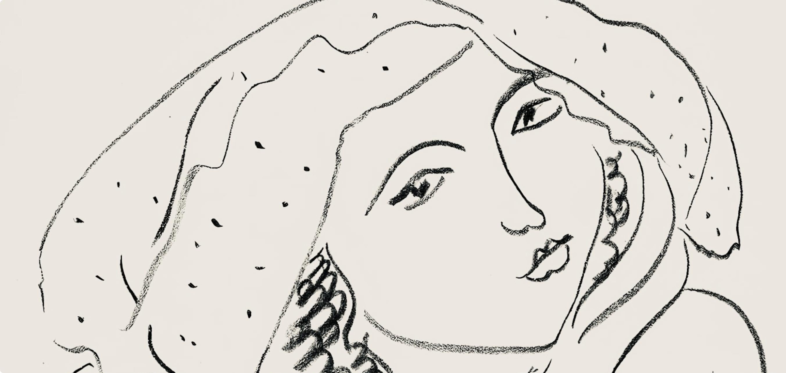 Matisse, Série I, var. 5 (Duthuit 9), Dessins, Thèmes et variations (after) - Print by Henri Matisse