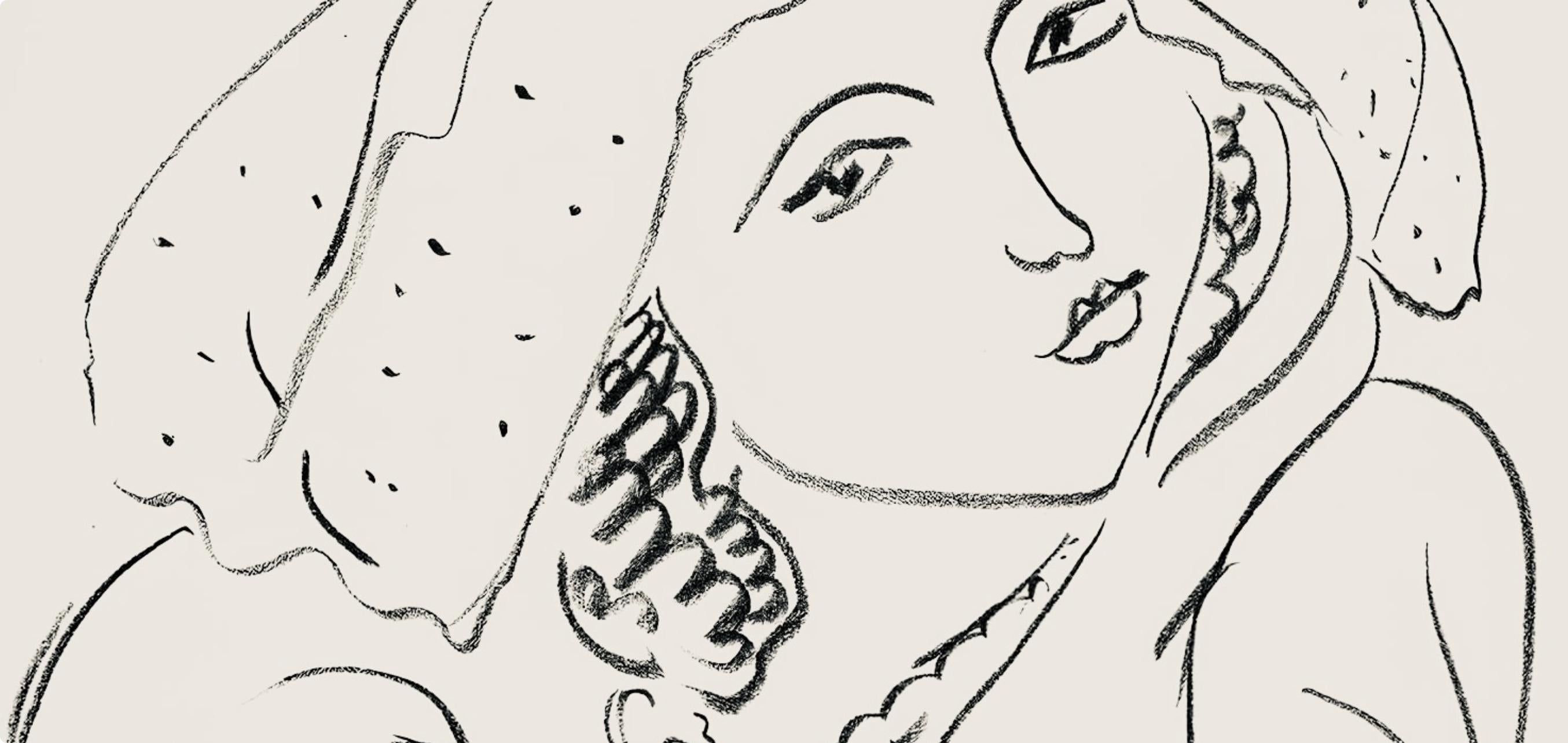 Matisse, Série I, var. 5 (Duthuit 9), Dessins, Thèmes et variations (after) - Modern Print by Henri Matisse