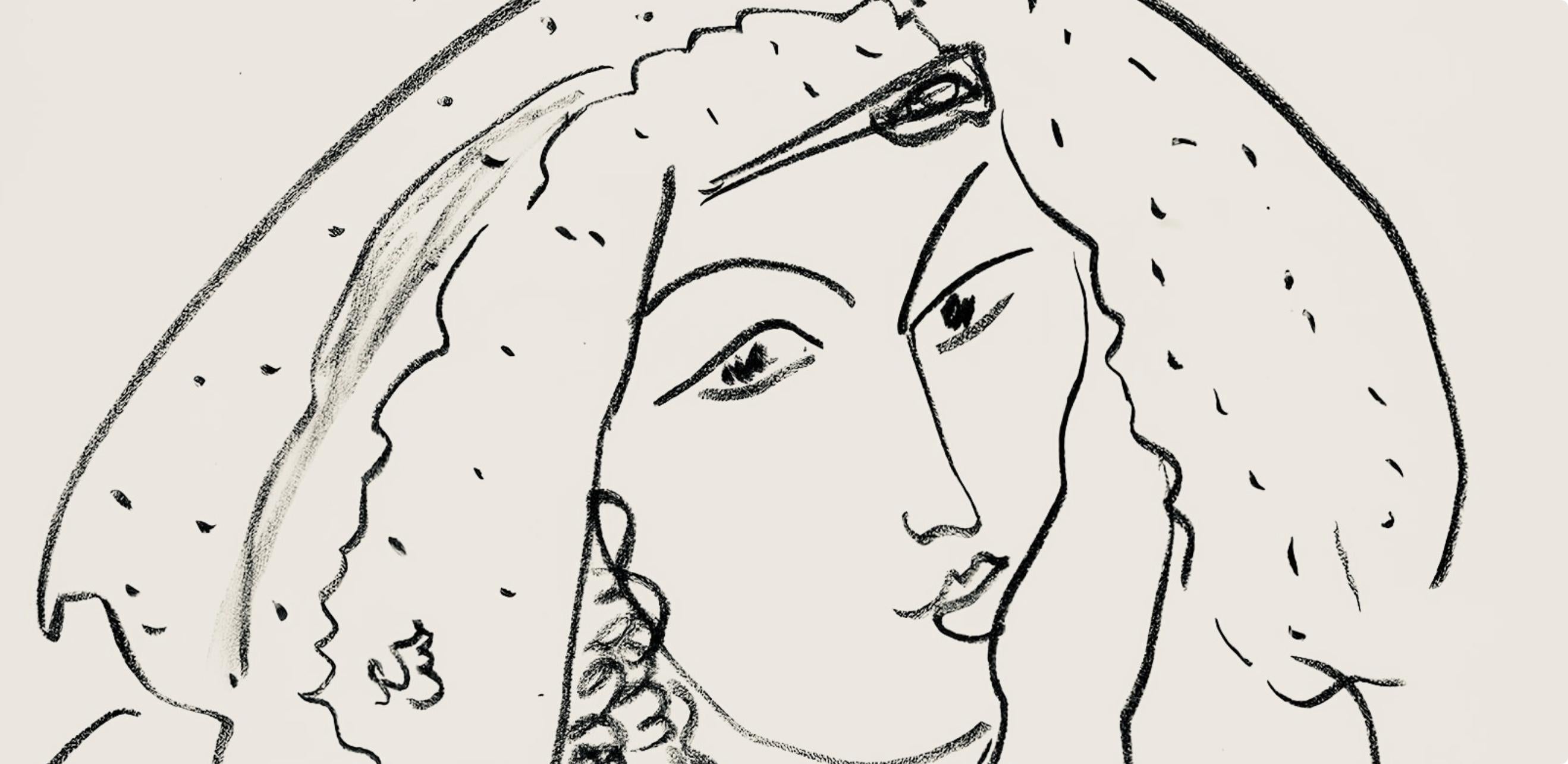 Matisse, Série I, var. 6 (Duthuit 9), Dessins, Thèmes et variations (d'après) - Print de Henri Matisse