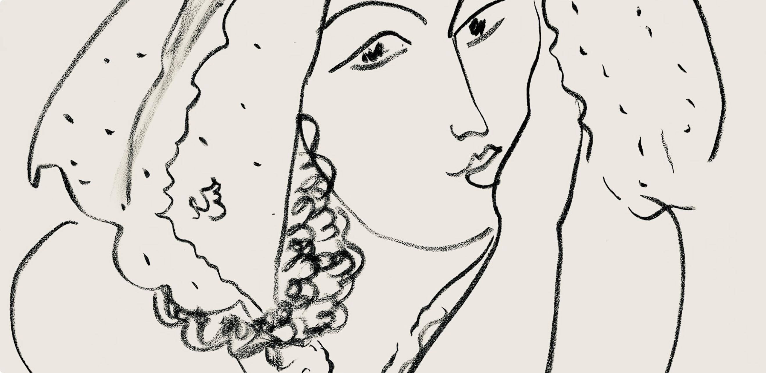 Matisse, Série I, var. 6 (Duthuit 9), Dessins, Thèmes et variations (d'après) - Moderne Print par Henri Matisse