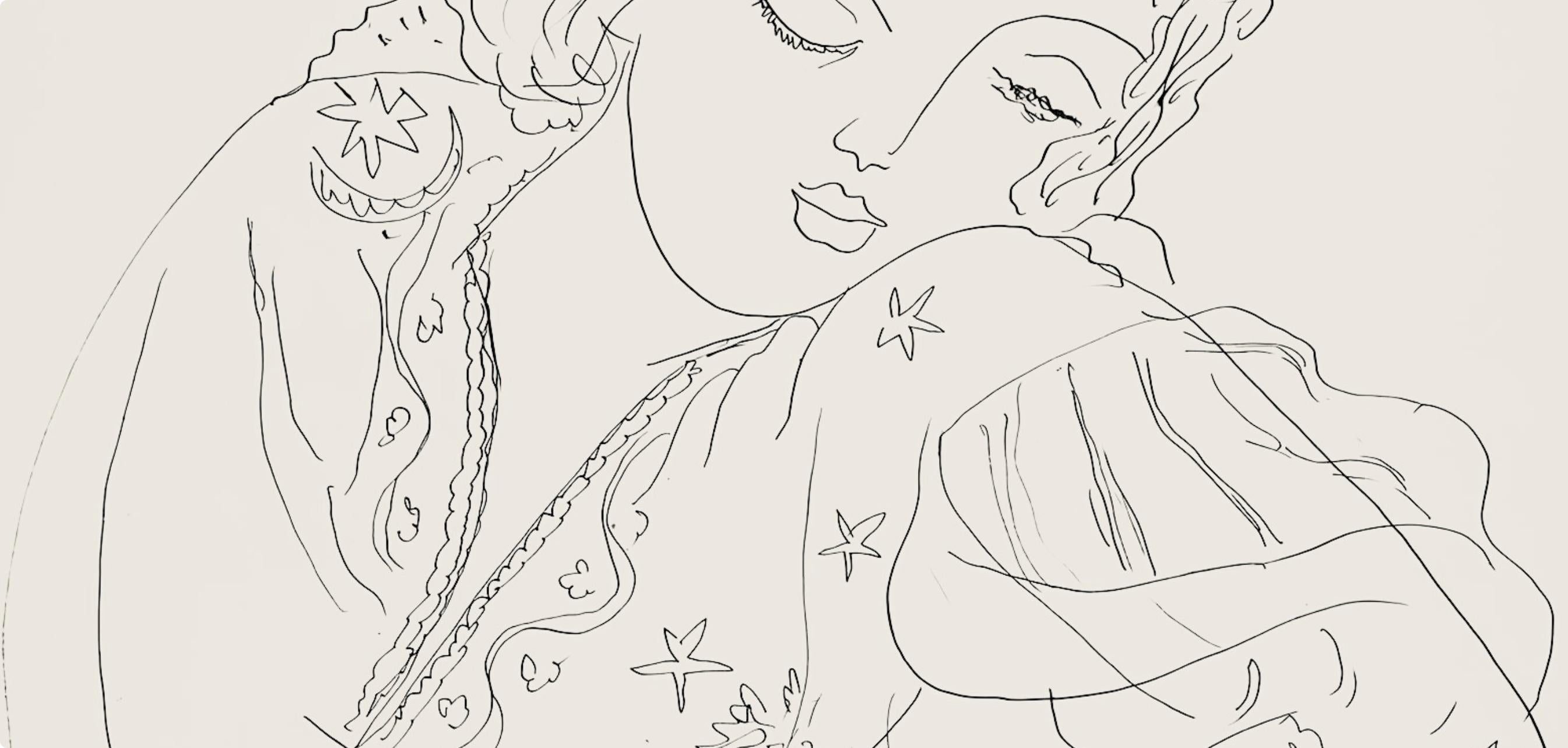 Matisse, Série I, var. 8 (Duthuit 9), Dessins, Thèmes et variations (after) - Modern Print by Henri Matisse