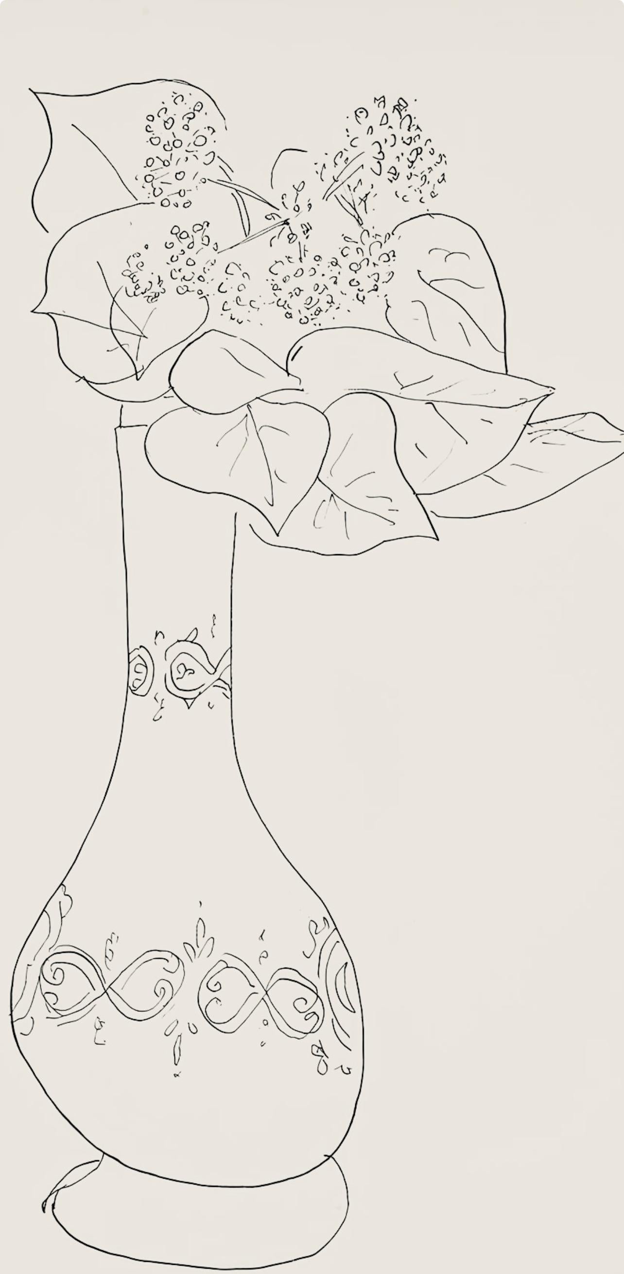 Matisse, Série J, var. 1 (Duthuit 9), Dessins, Thèmes et variations (after) - Print by Henri Matisse