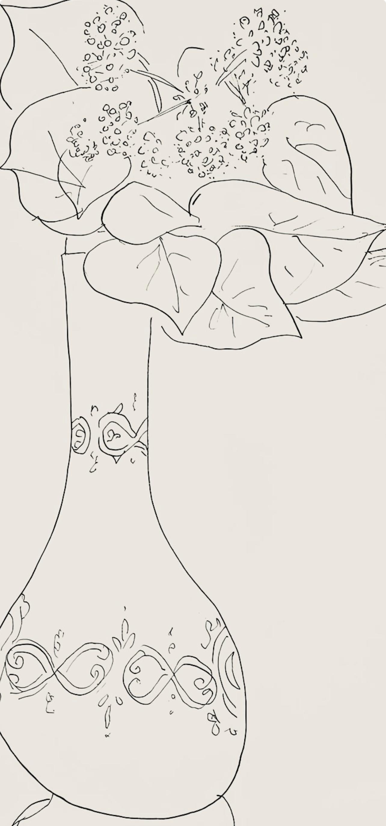 Matisse, Série J, var. 1 (Duthuit 9), Dessins, Thèmes et variations (after) - Modern Print by Henri Matisse