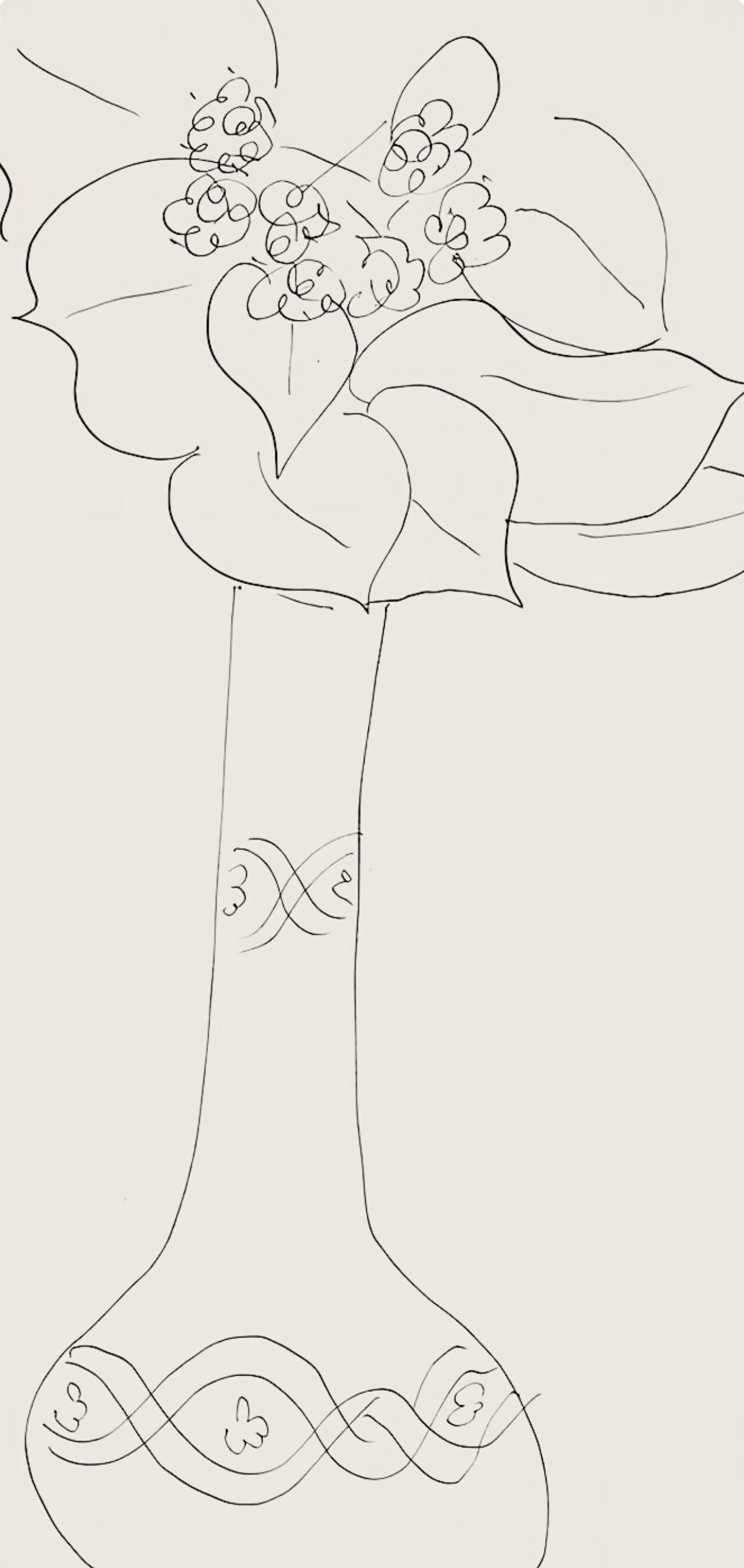 Matisse, Série J, var. 3 (Duthuit 9), Dessins, Thèmes et variations (after) - Modern Print by Henri Matisse